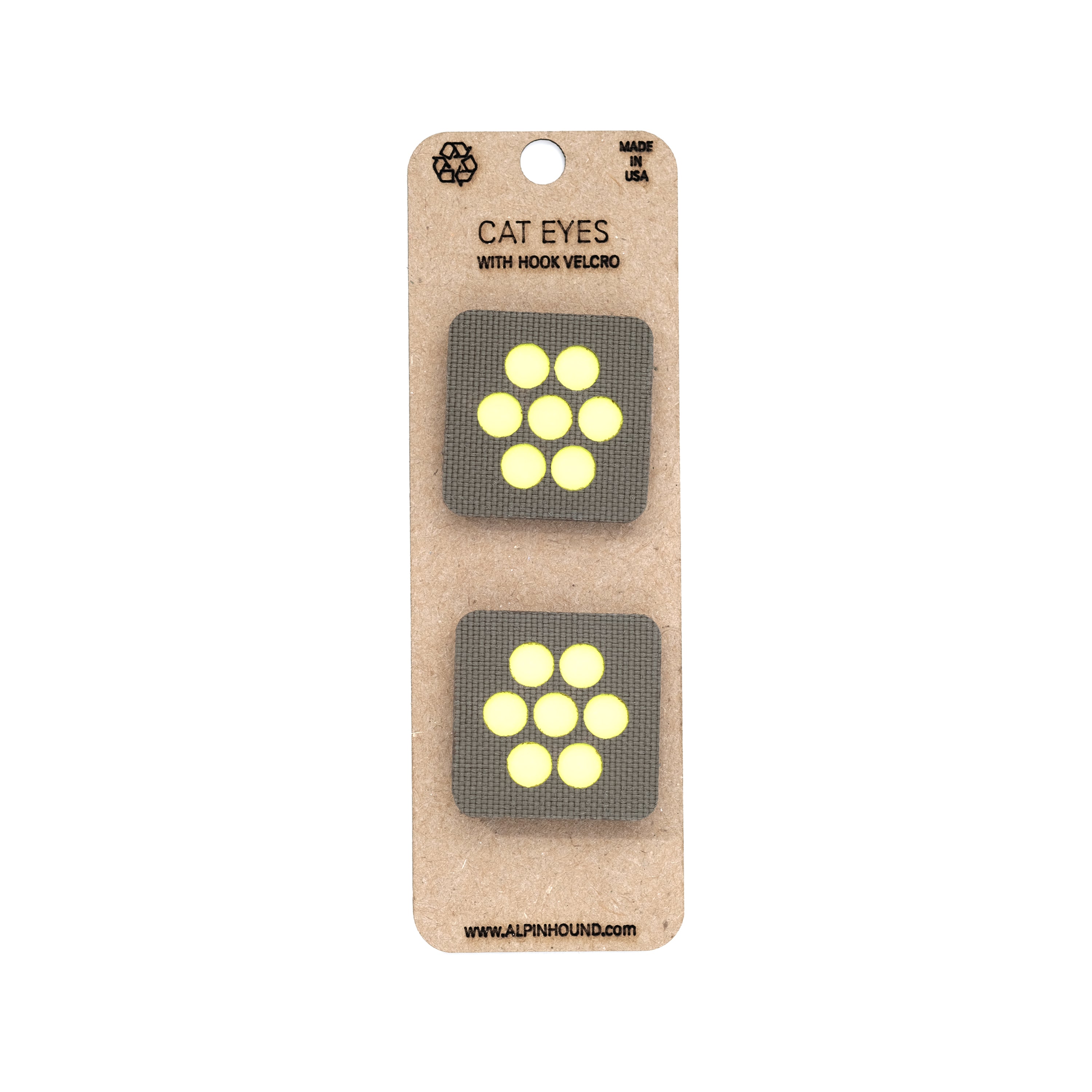 Reflective Cat Eye Tactical Patch Set 1X1