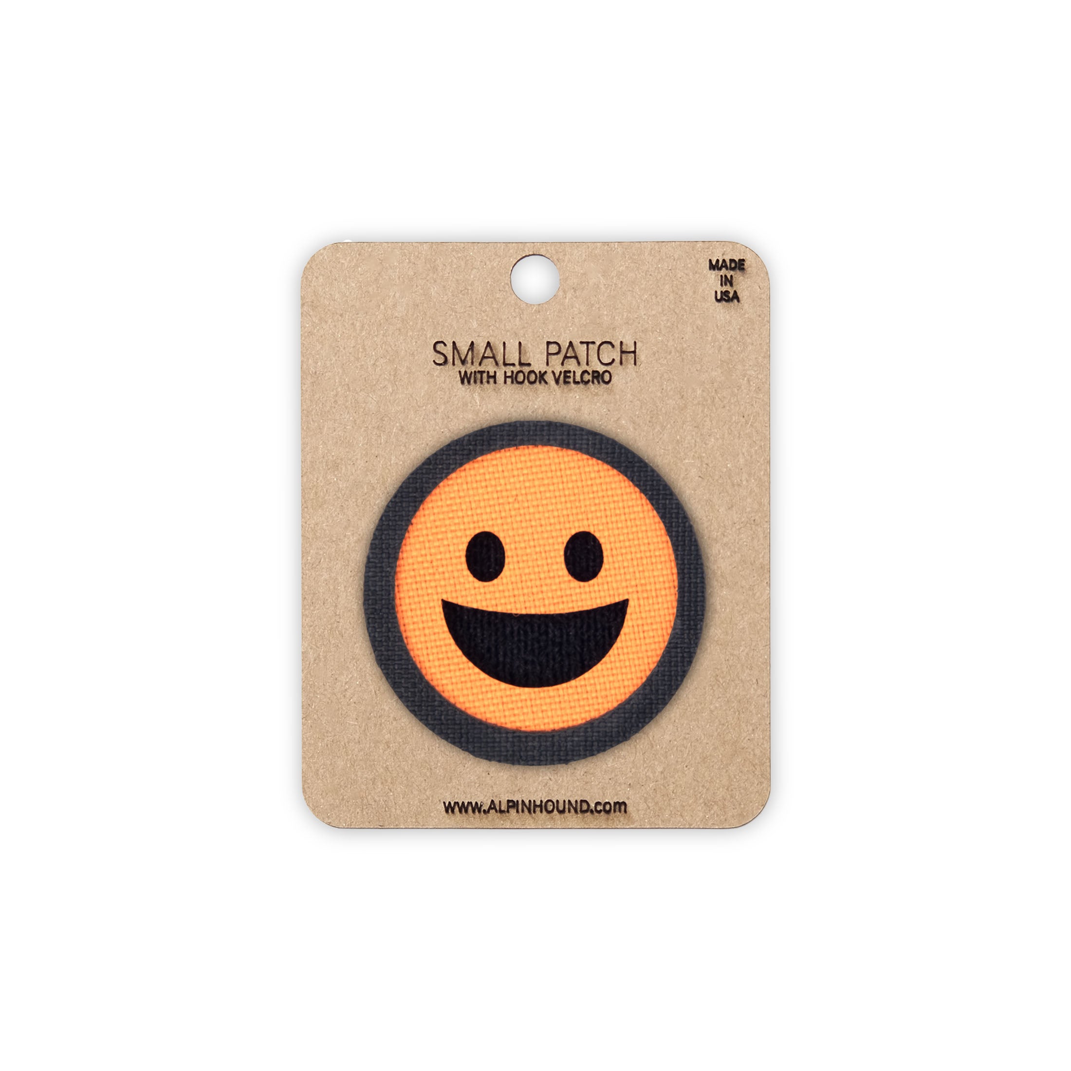 Écusson Tactique Smiley 1.5 Cordura Morale Patch par Alpinhound Supply