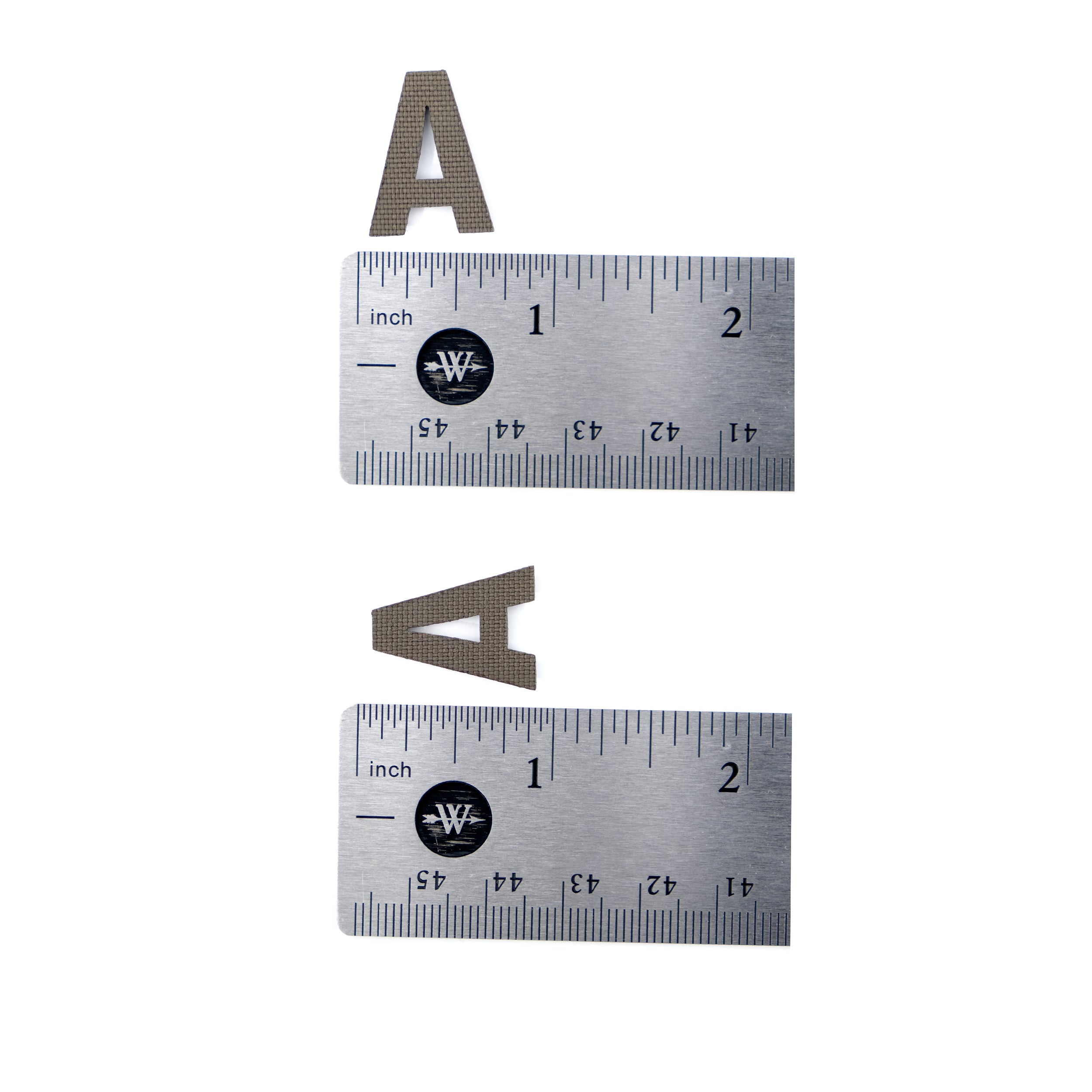 Tactical Alphabet & Numerals Set with Hook Velcro Backing