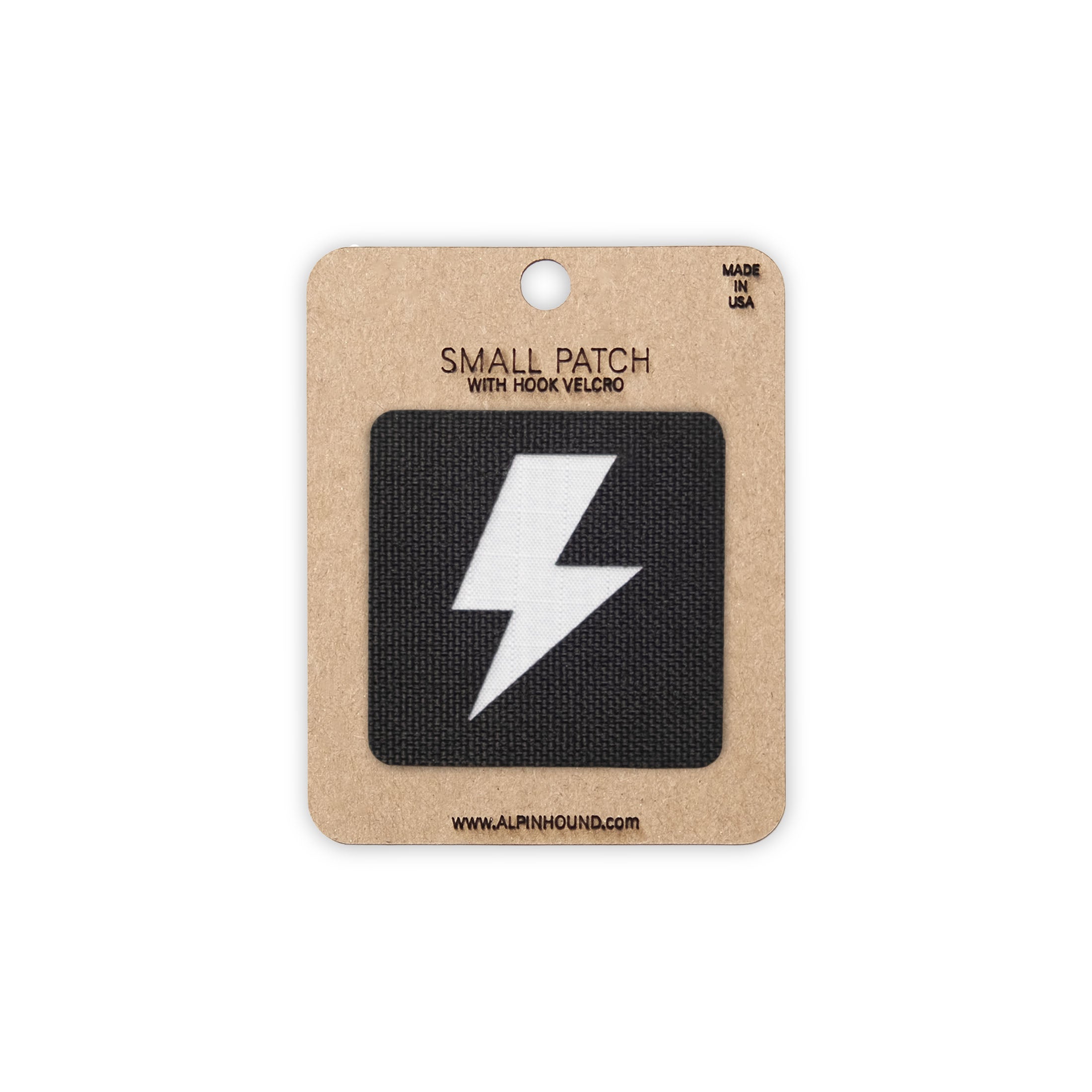 Lightning Bolt Tactical Patch 1.5X1.5 Cordura Morale Patch by Alpinhound Supply