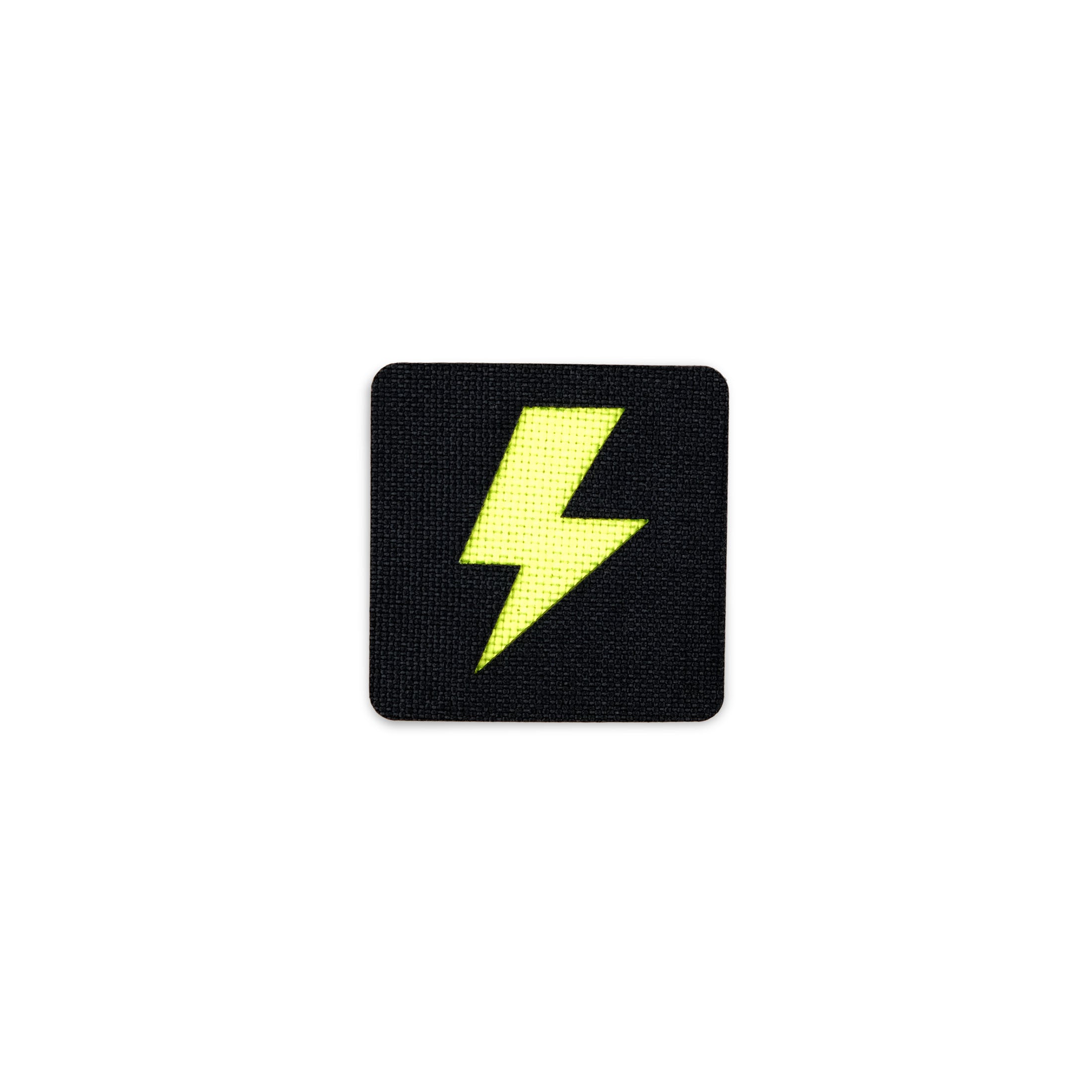 Lightning Bolt Tactical Patch 1.5X1.5 Cordura Morale Patch by Alpinhound Supply