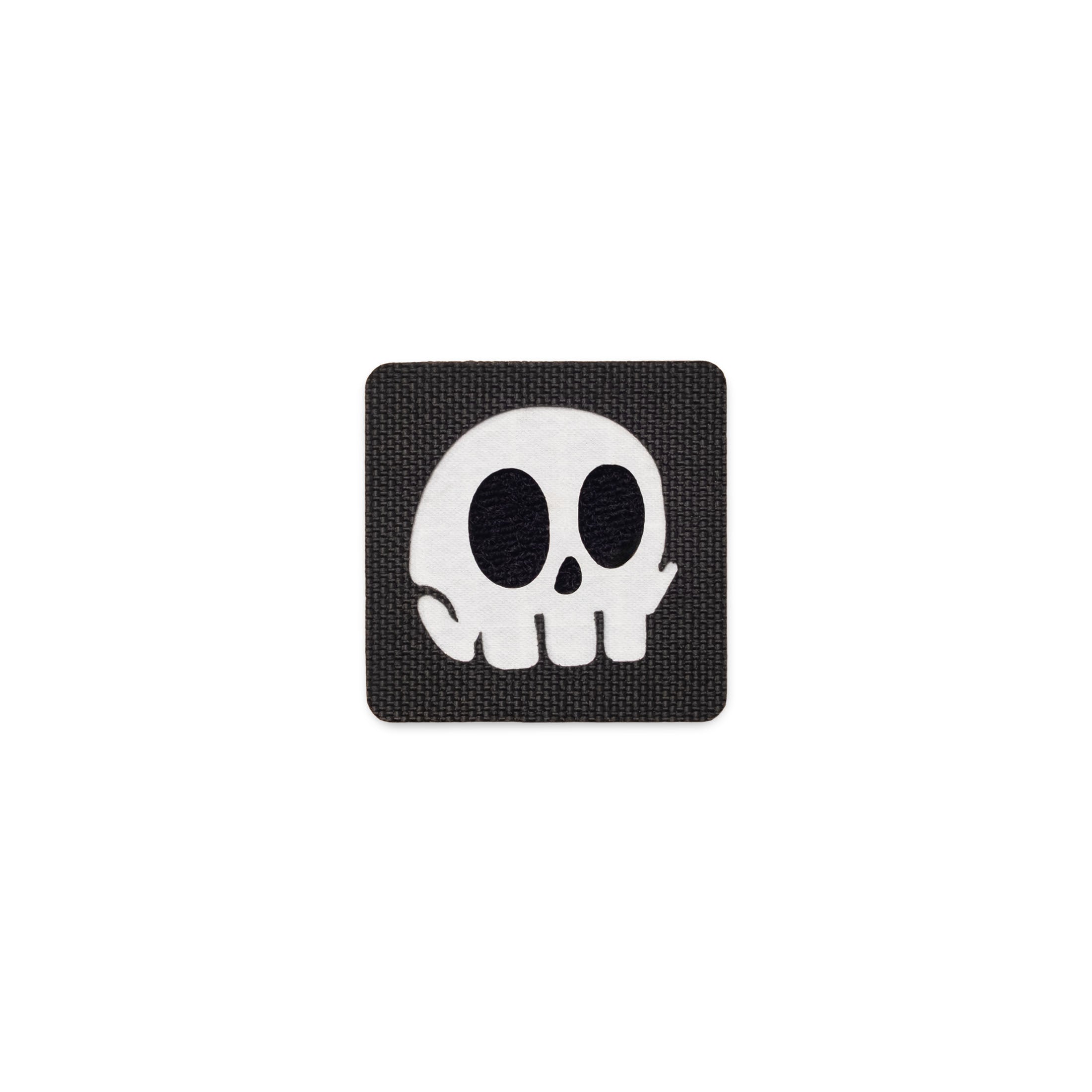 Patch Tactique Tête de Mort 1.5X1.5 Cordura par Alpinhound Supply