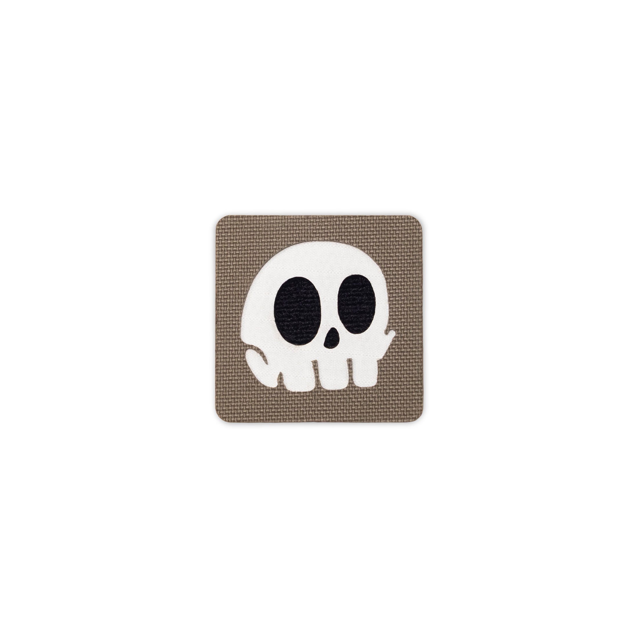 Patch Tactique Tête de Mort 1.5X1.5 Cordura par Alpinhound Supply