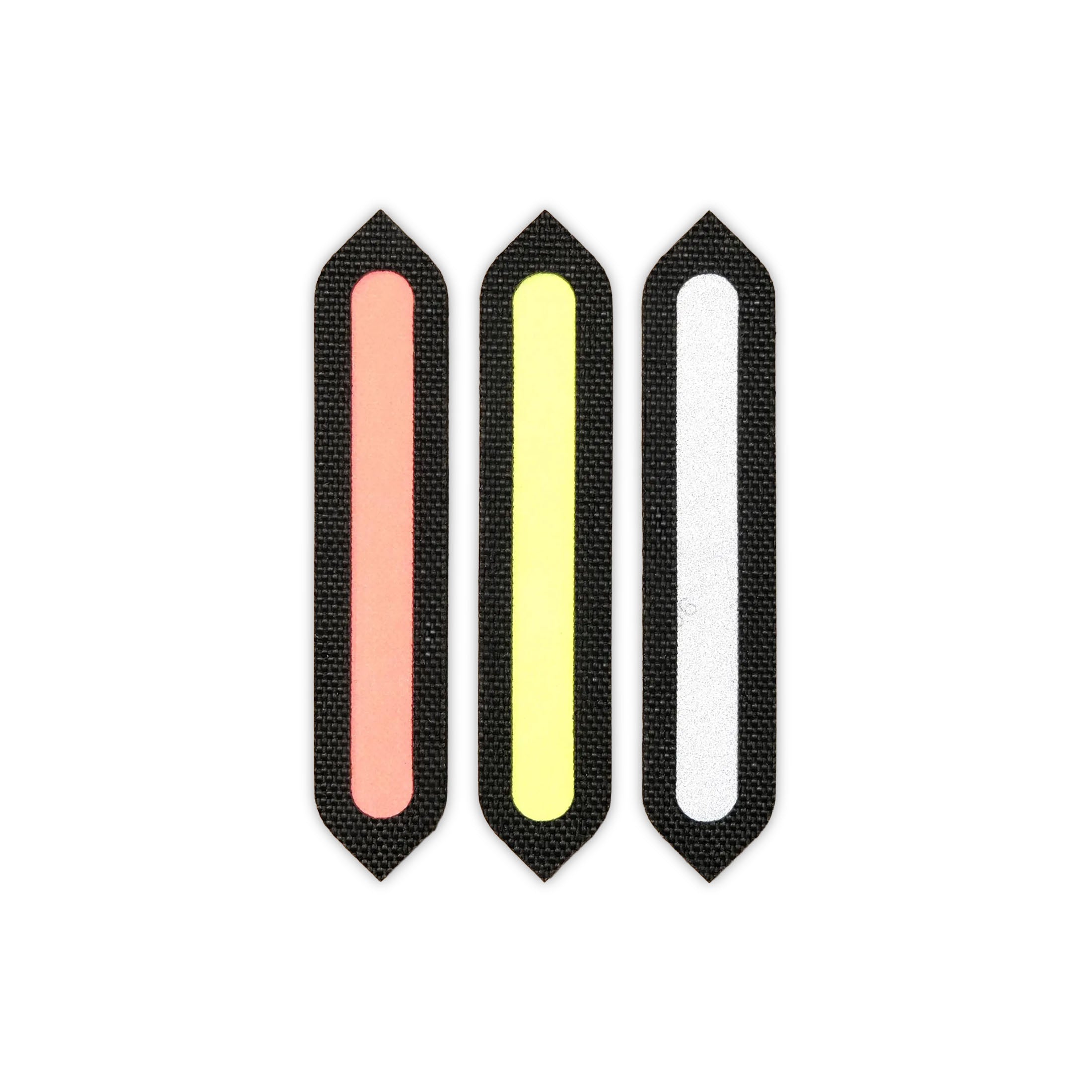 Reflective Stripe Patch 3 Pack Fits 2X2 Cordura Morale Patch by Alpinhound Supply