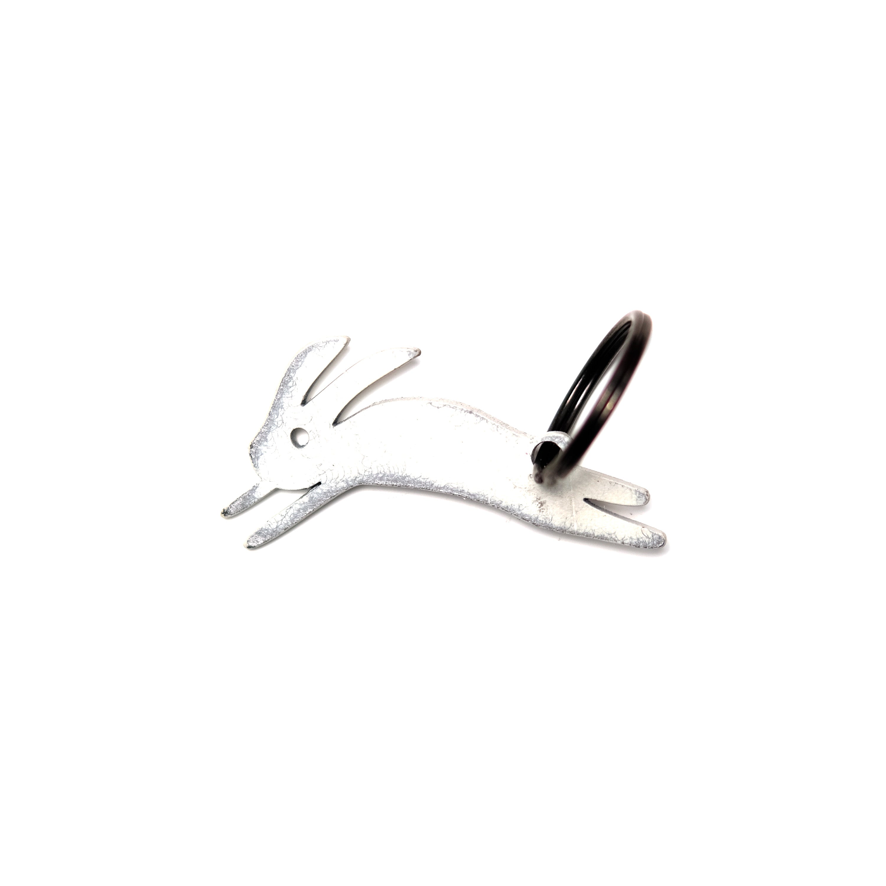 Lucky Rabbit Steel Forge™ Tag | Keychain & Bag Charm
