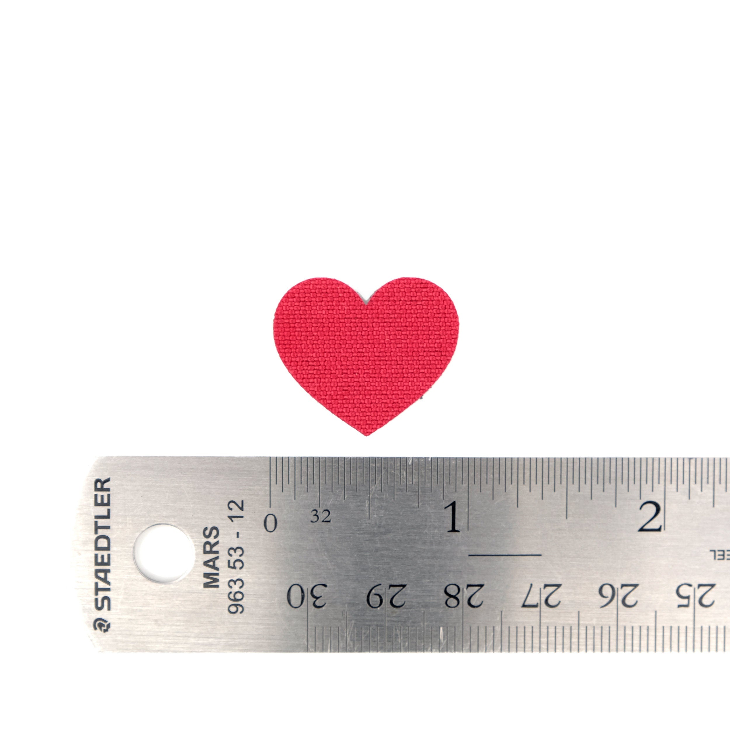 Mini Red and Pink Heart Tactical Patch 1X1