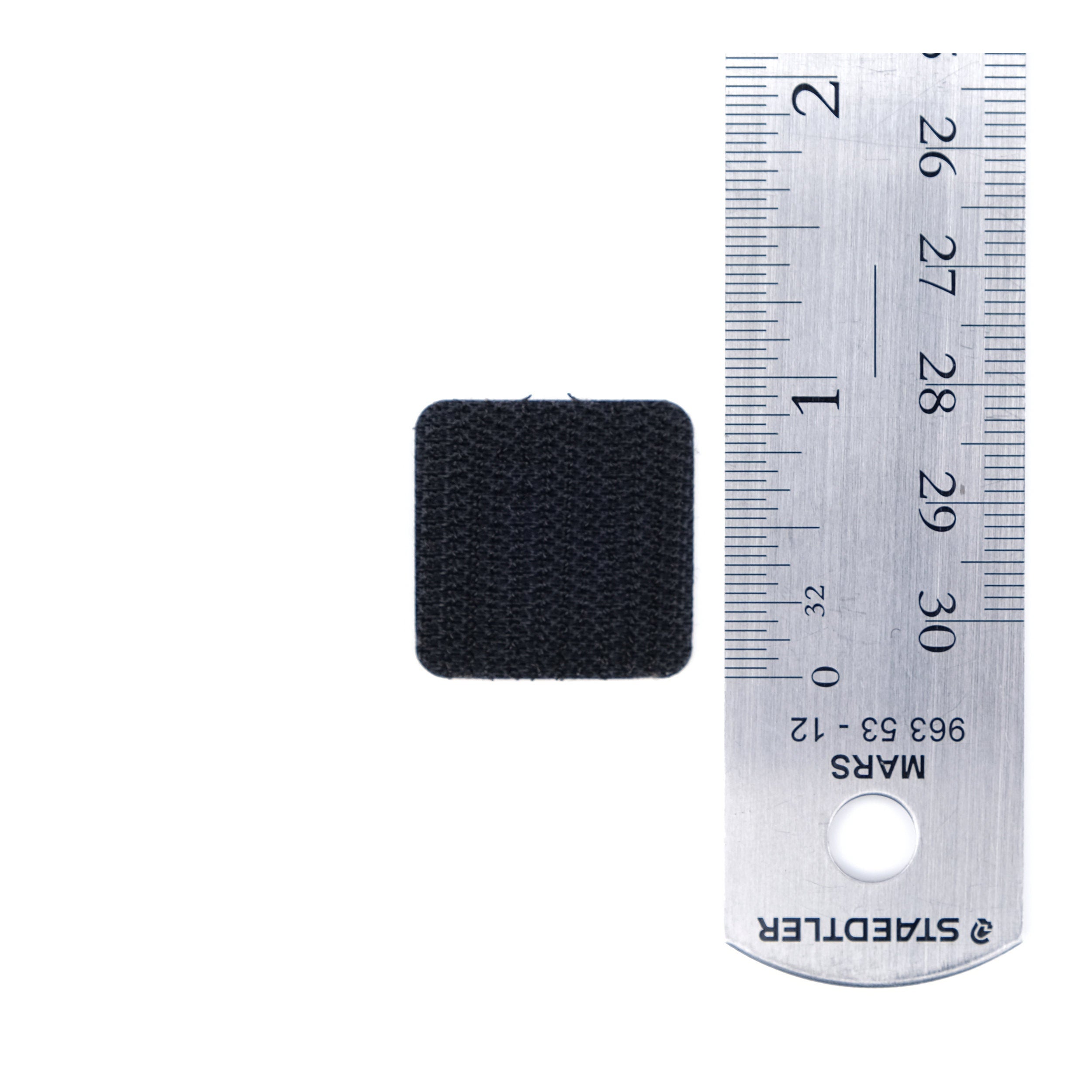 Mini Black and Reflective Silver Alpha-Numeric Tactical Patches