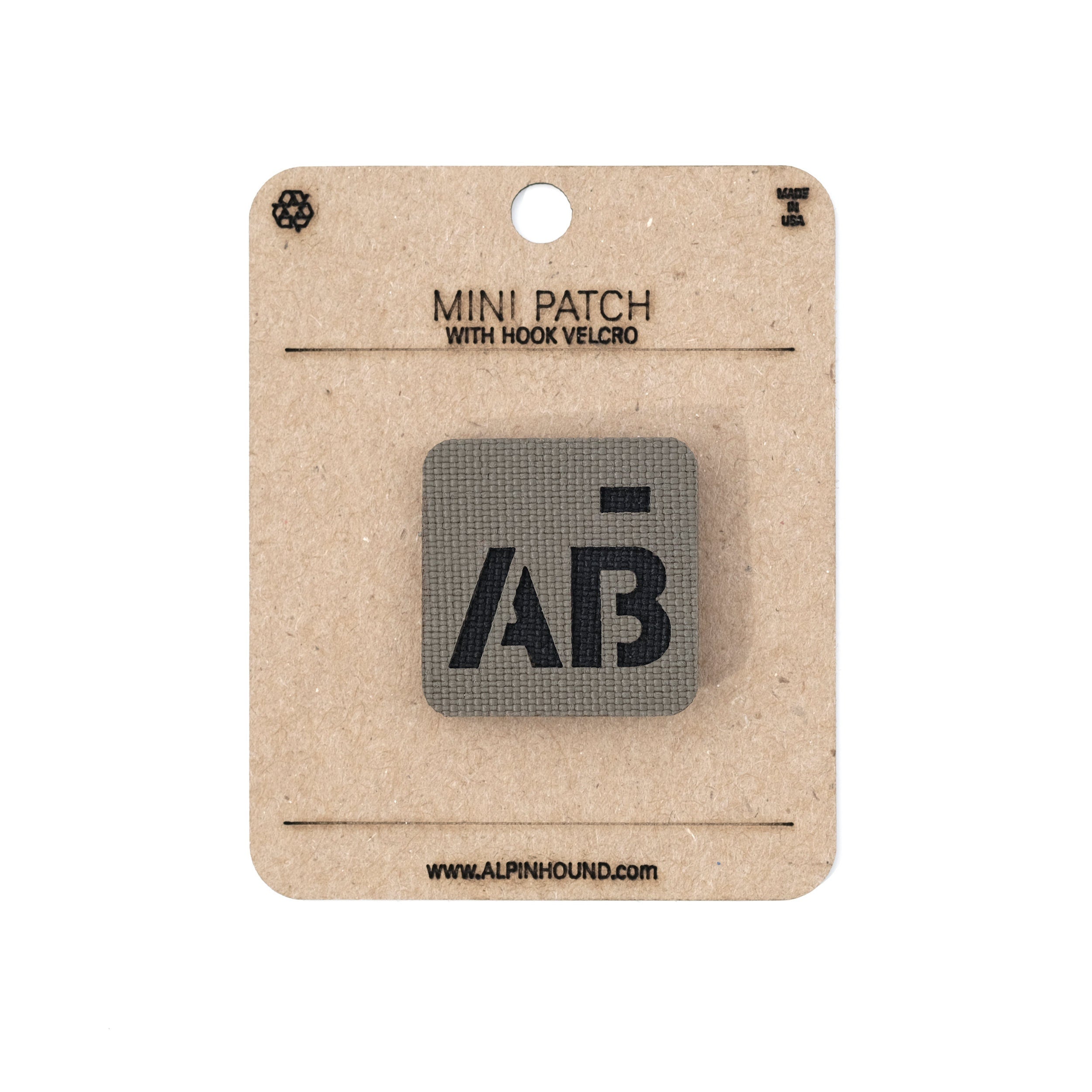 Blood Type Tactical Patch 1X1