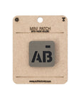 Blood Type Tactical Patch 1X1