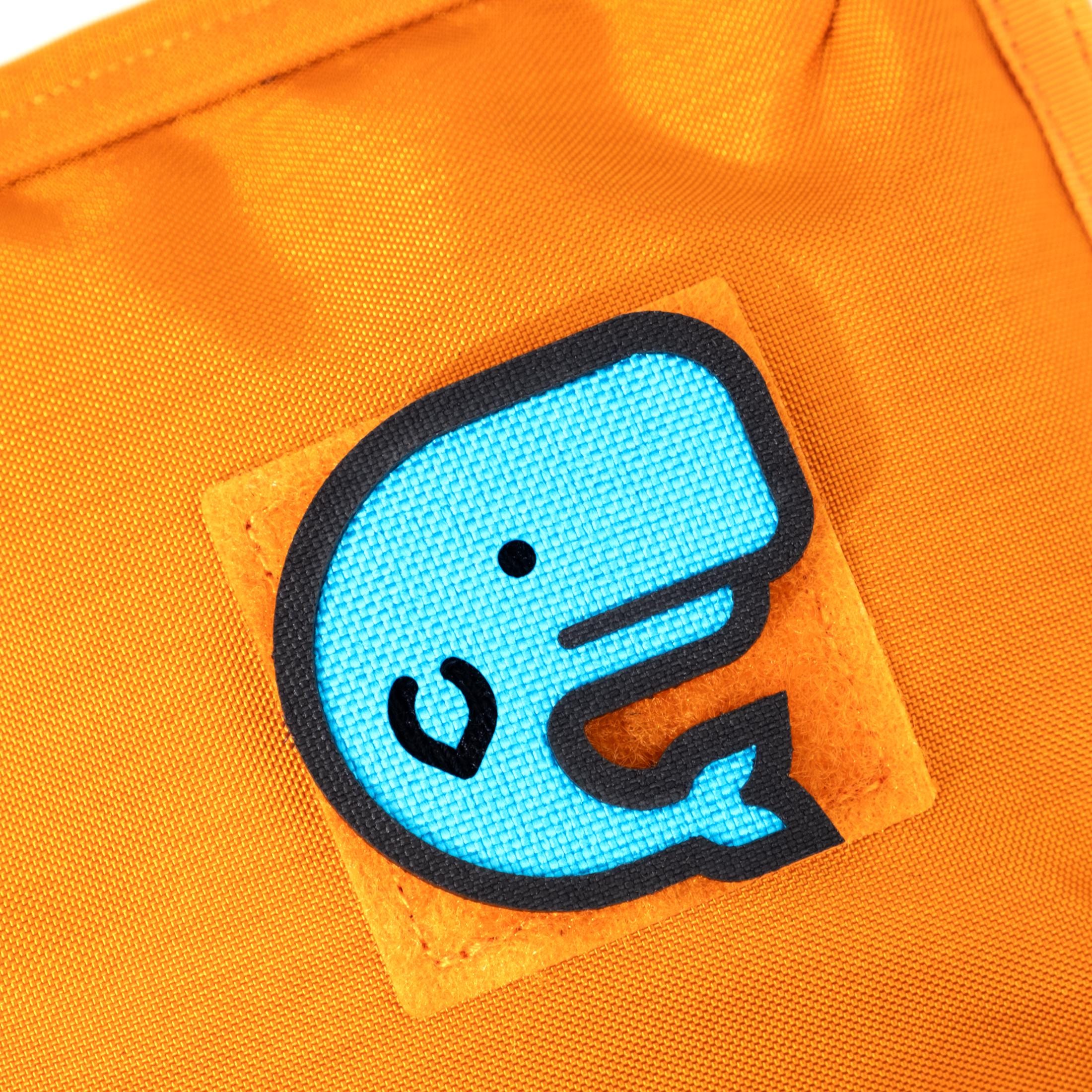 Blue Whale Tactical Patch Cutout 2X2 Cordura Morale Patch by Alpinhound Supply