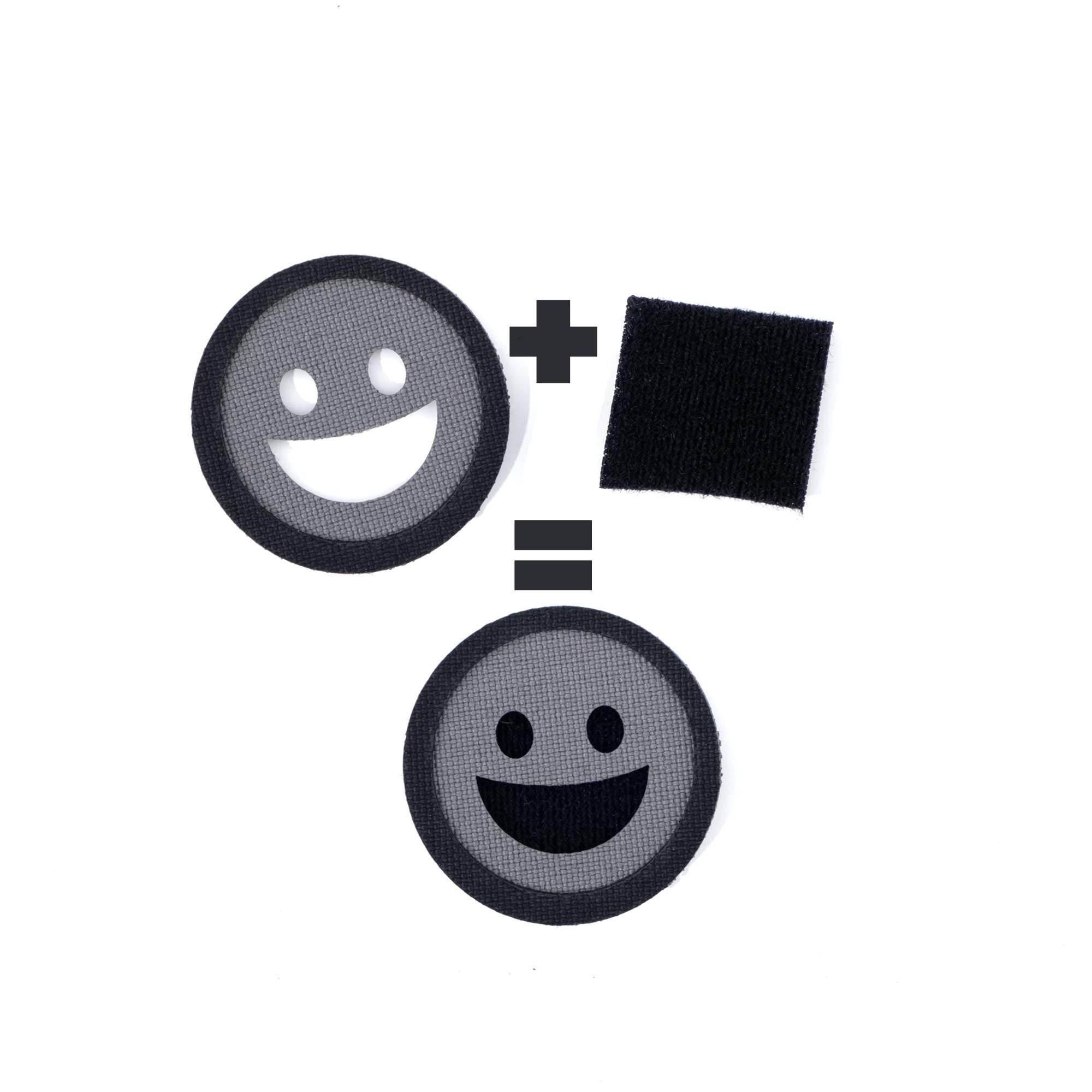 Écusson Tactique Smiley 1.5 Cordura Morale Patch par Alpinhound Supply