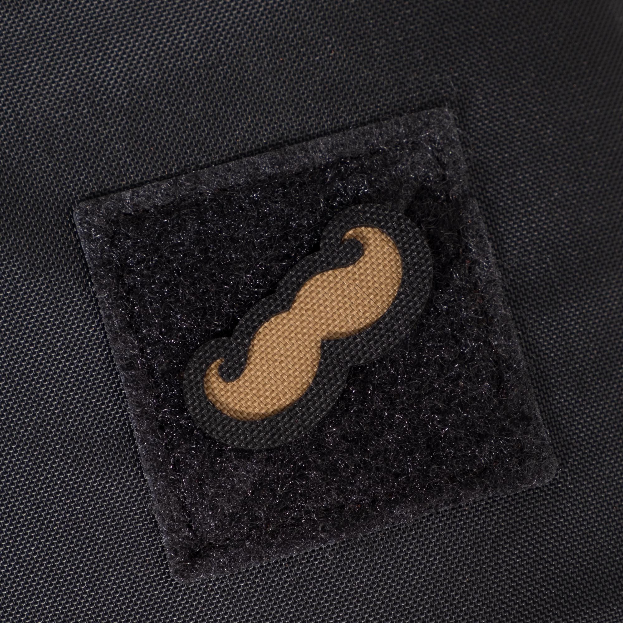 Moustache Tactical Patch 1.5 Cordura Morale Patch by Alpinhound Supply