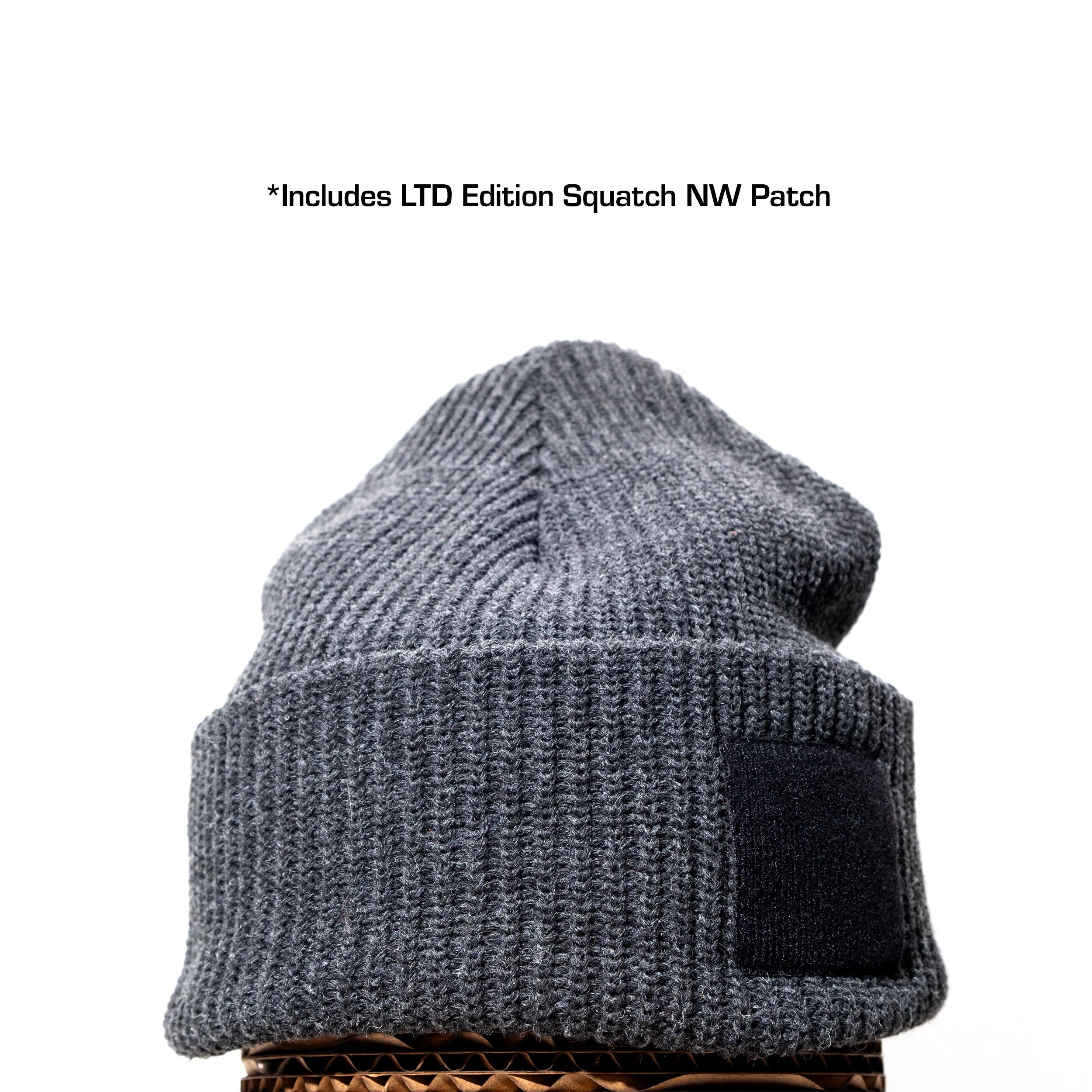 ECO-Wool Watch Caps with 2X2 Patch Panel