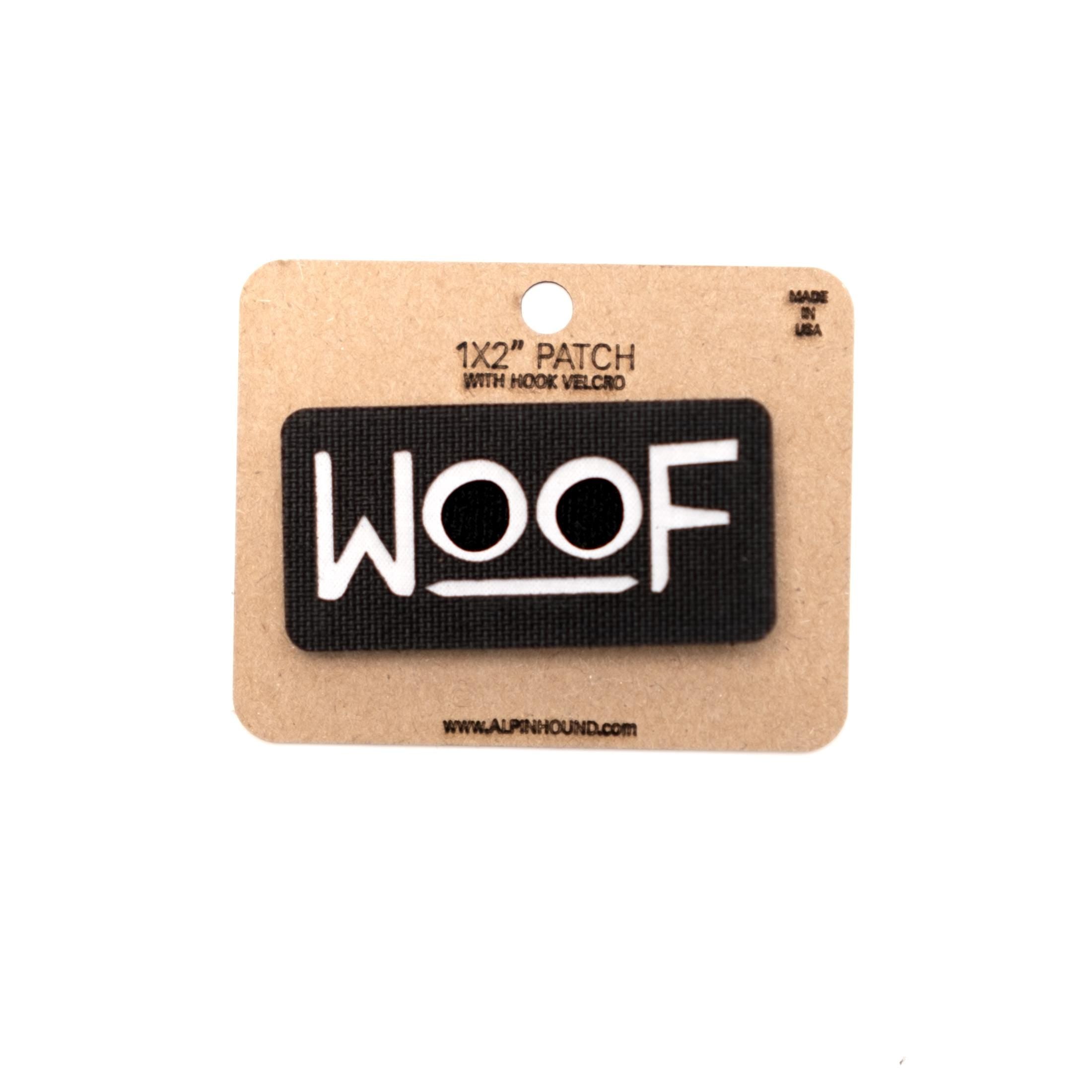 WOOF Tactical Patch 1X2