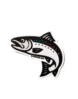 Rainbow Salmon Sticker | Waterproof Vinyl Decal | For Toolboxes, skateboards, laptops and water bottles