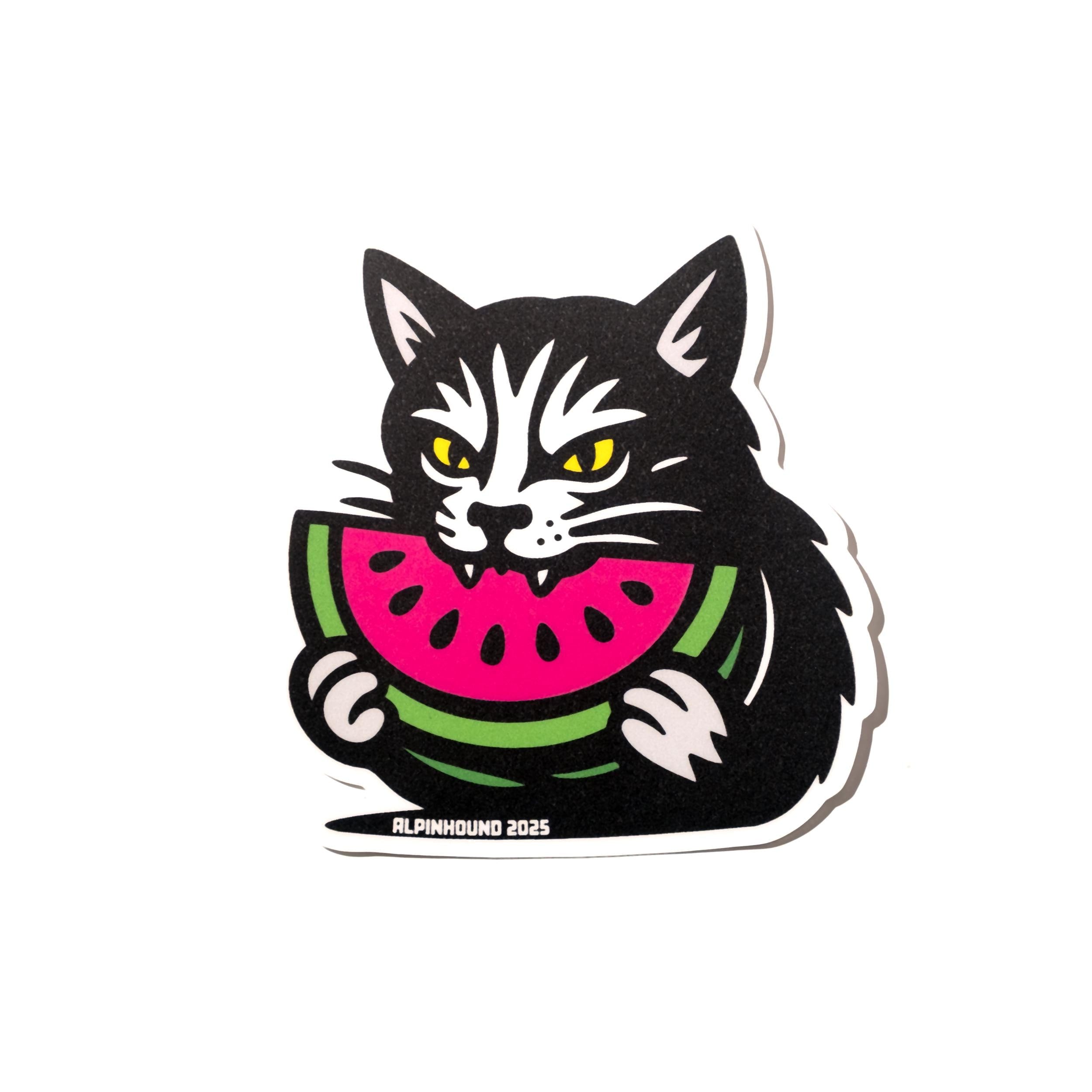 Watermelon Cat Sticker