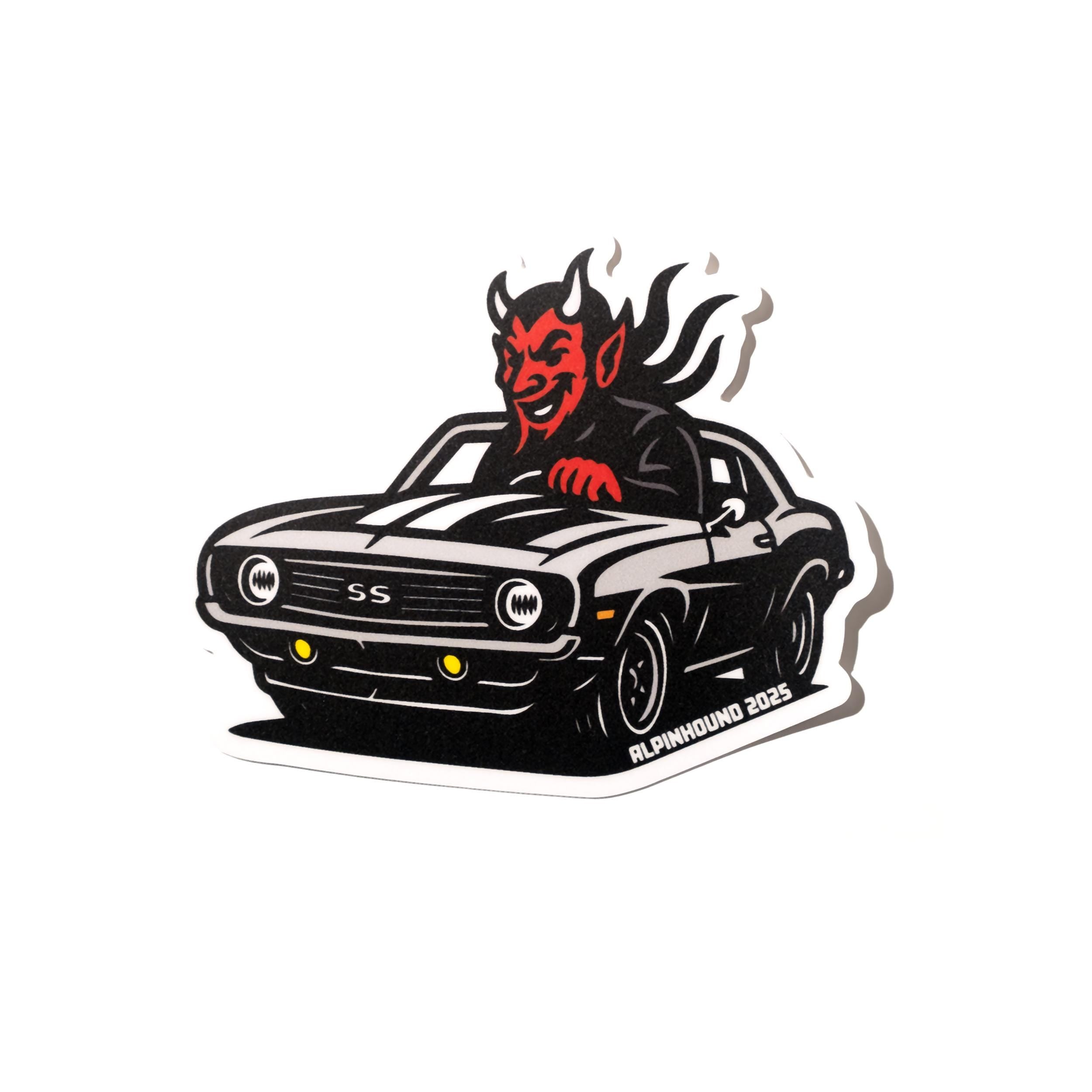 Demon Driver Sticker