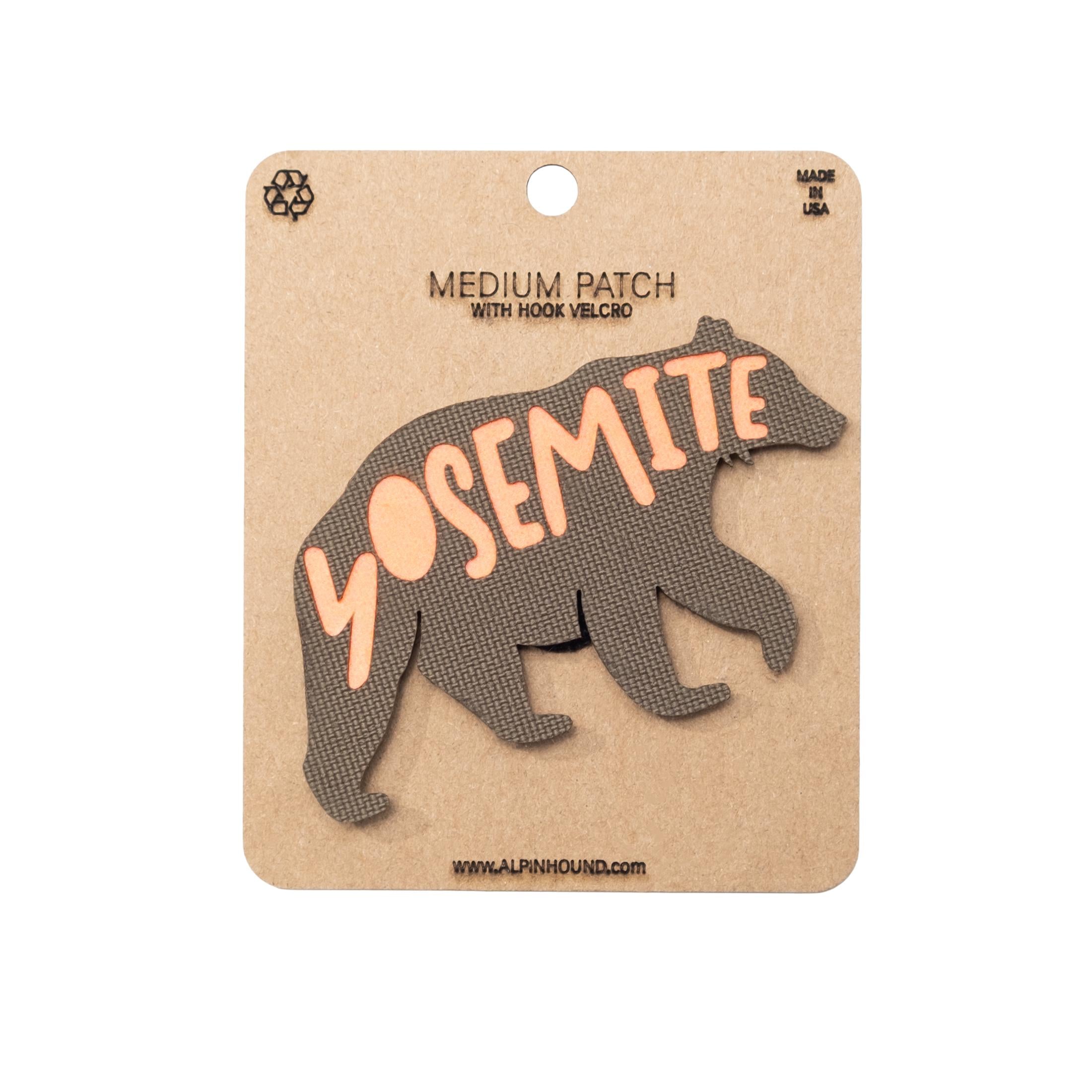 Yosemite Bear Tactical Patch Fits 2X2