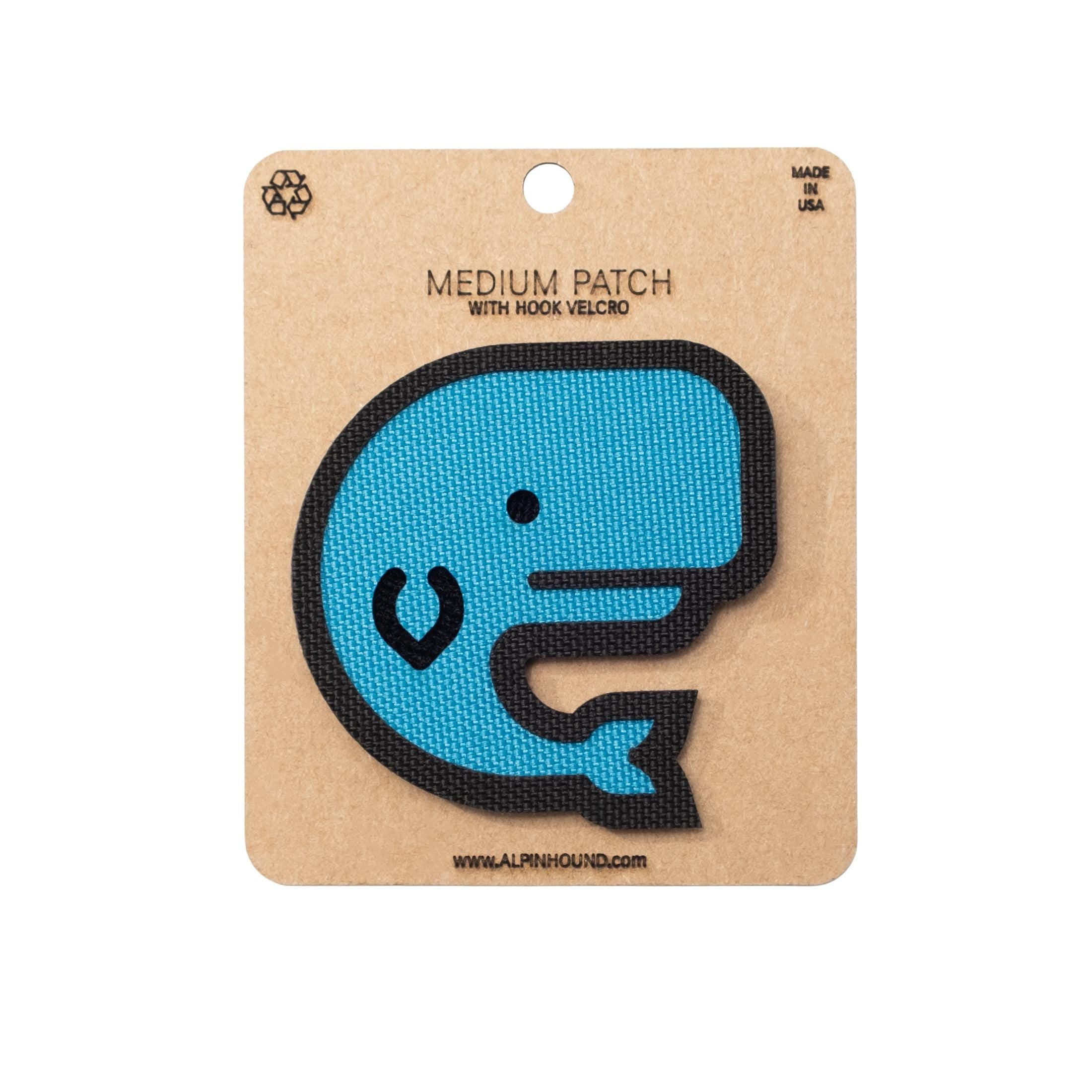 Blue Whale Tactical Patch Cutout 2X2