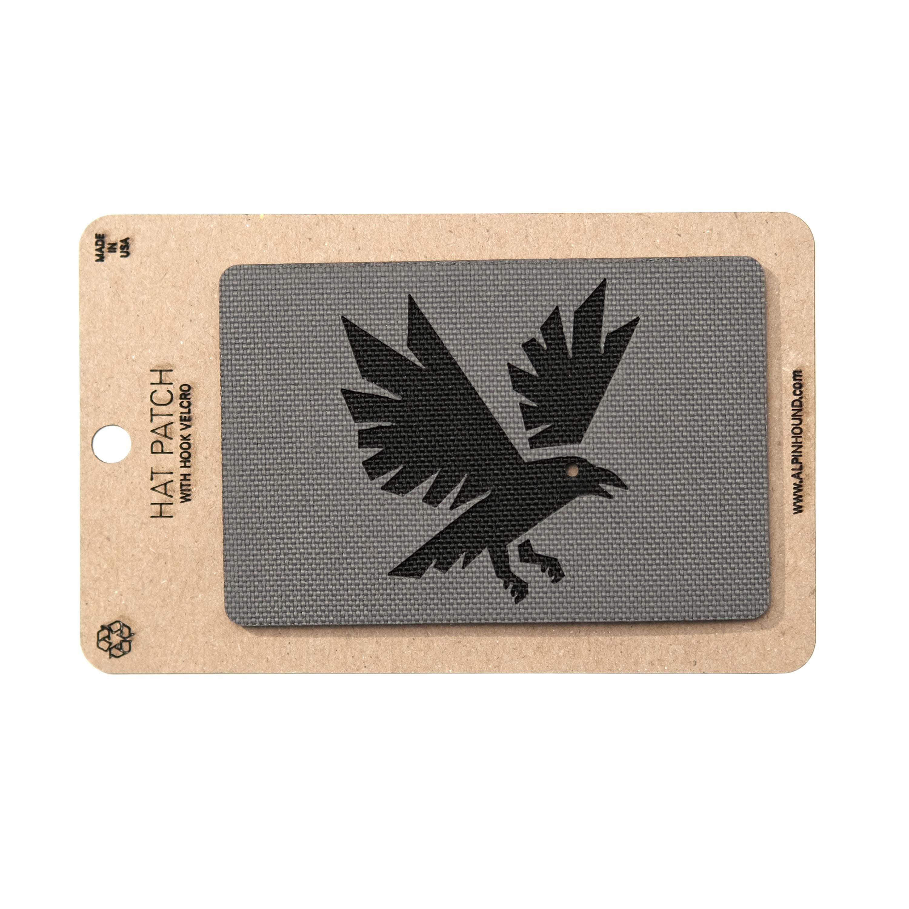 Flying Raven Tactical Hat Patch 2X3