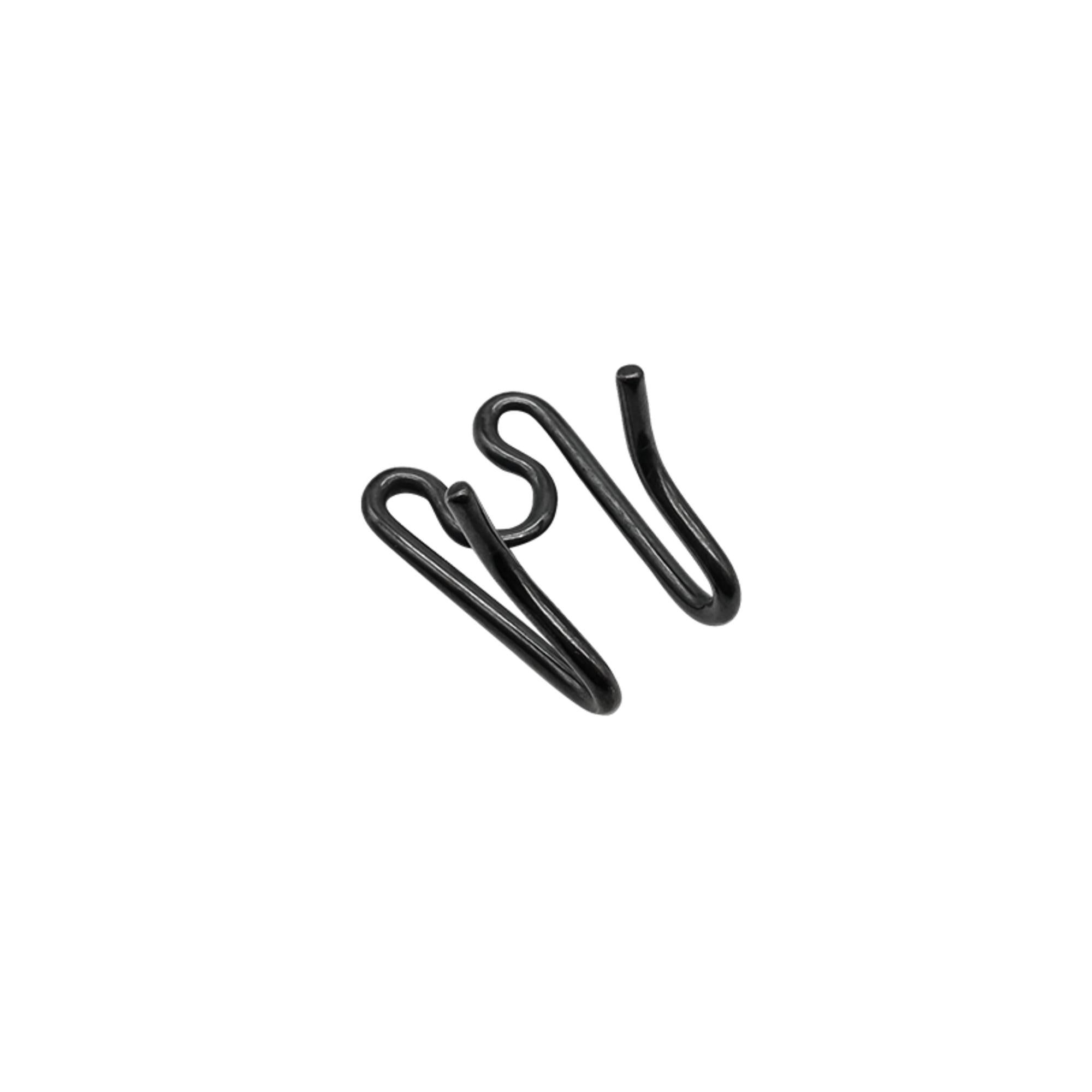 Middle links for lengthening – Stainless steel black