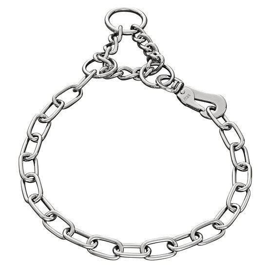 Martingale Collar, adjustable – with SPRENGER hook, Stainless steel, 3.0 mm