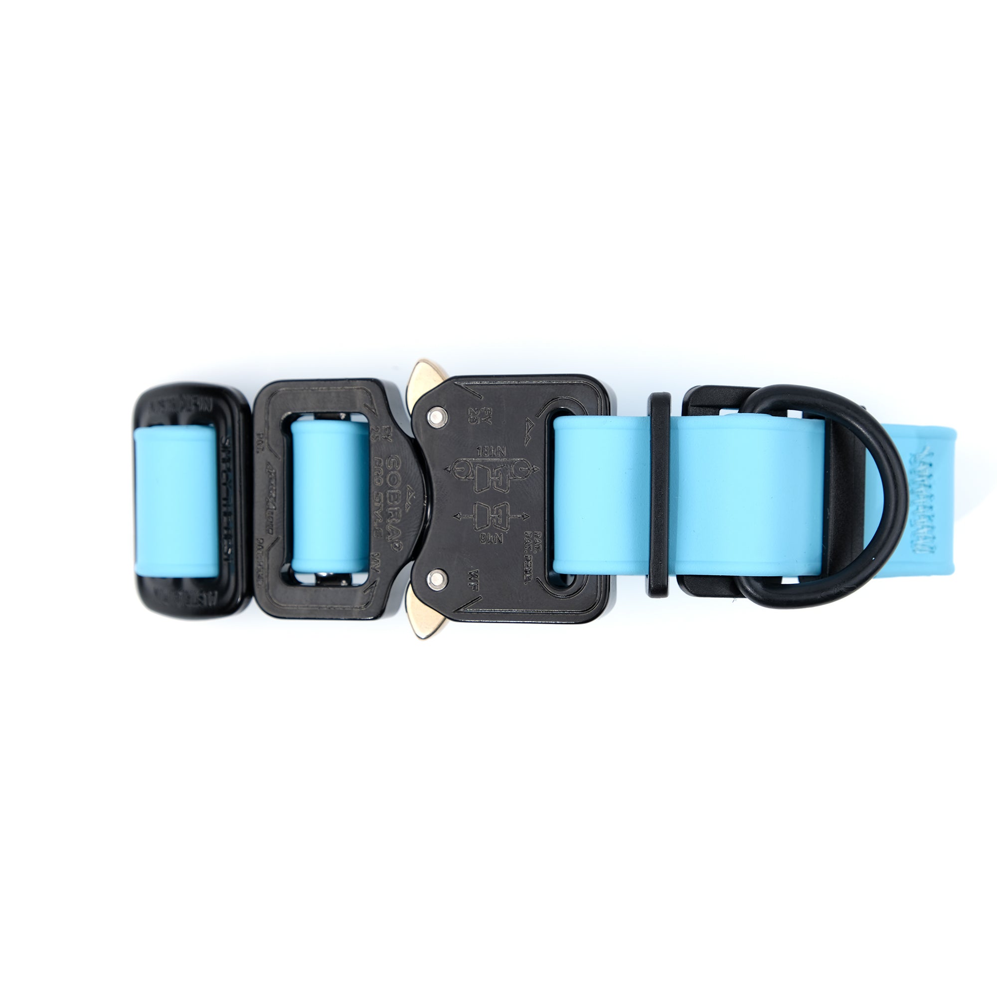 COBRA Biothane Collar Sky Blue