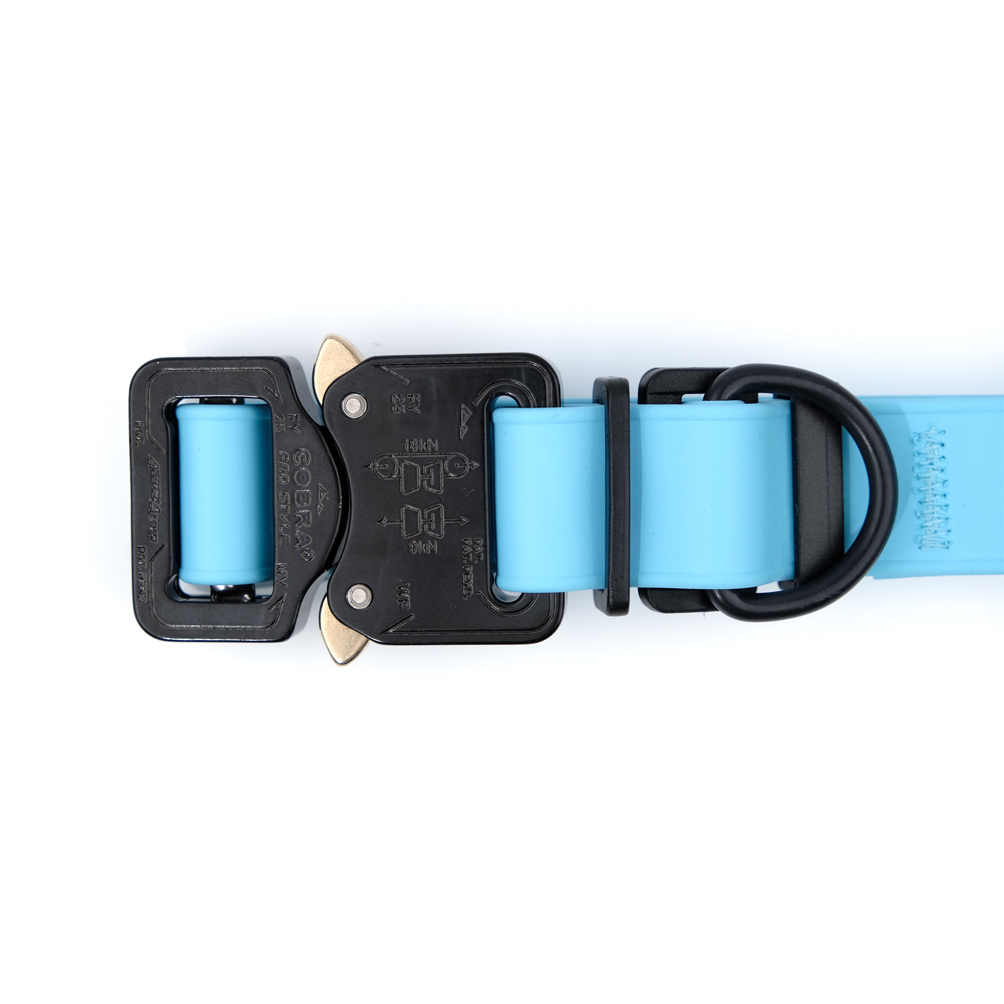 COBRA Biothane Collar Sky Blue