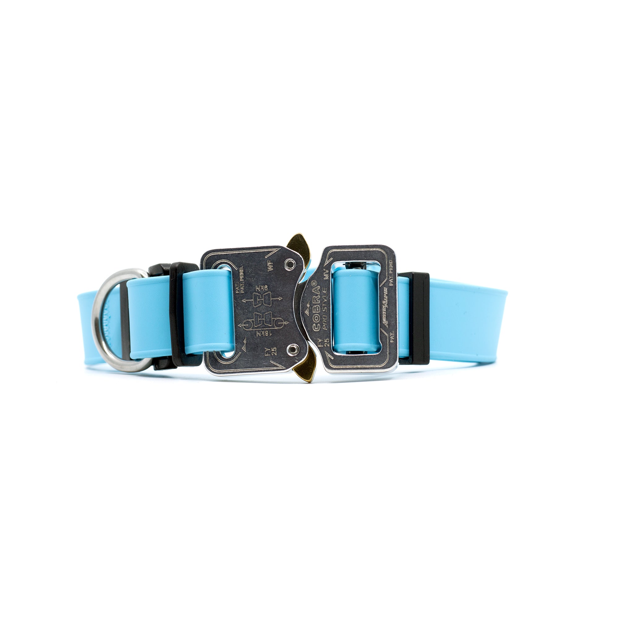 COBRA Biothane Collar Sky Blue