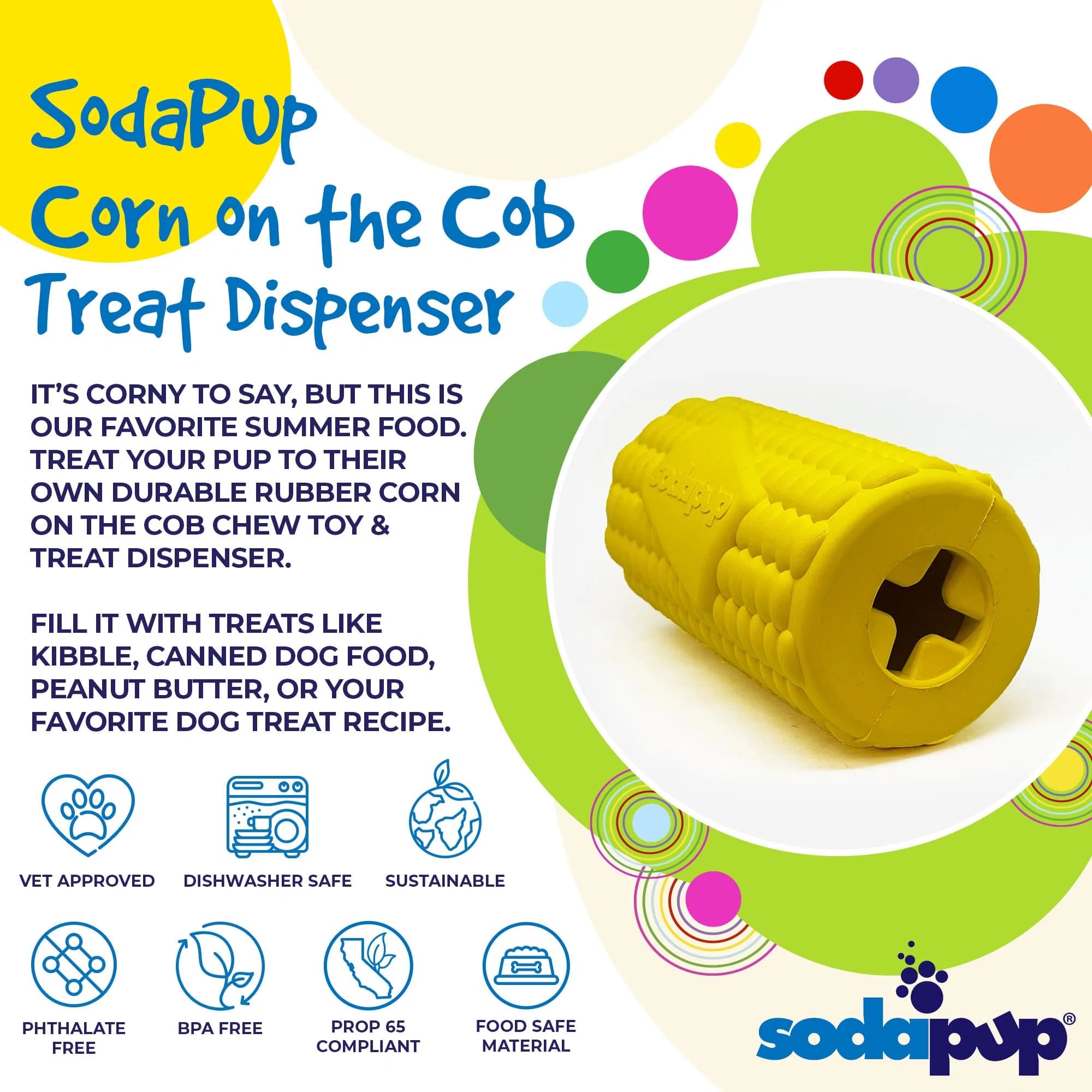 Corn On The Cob Treat Dispenser