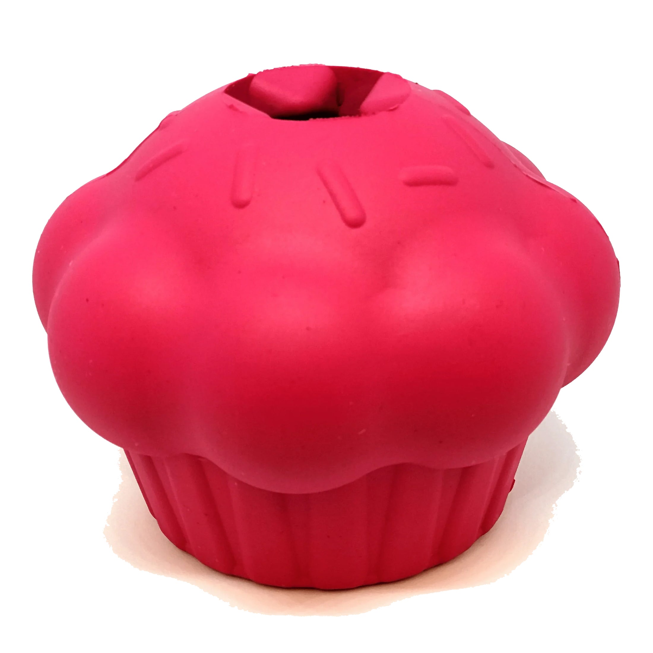 Cupcake Durable Rubber Chew Toy & Treat Dispenser