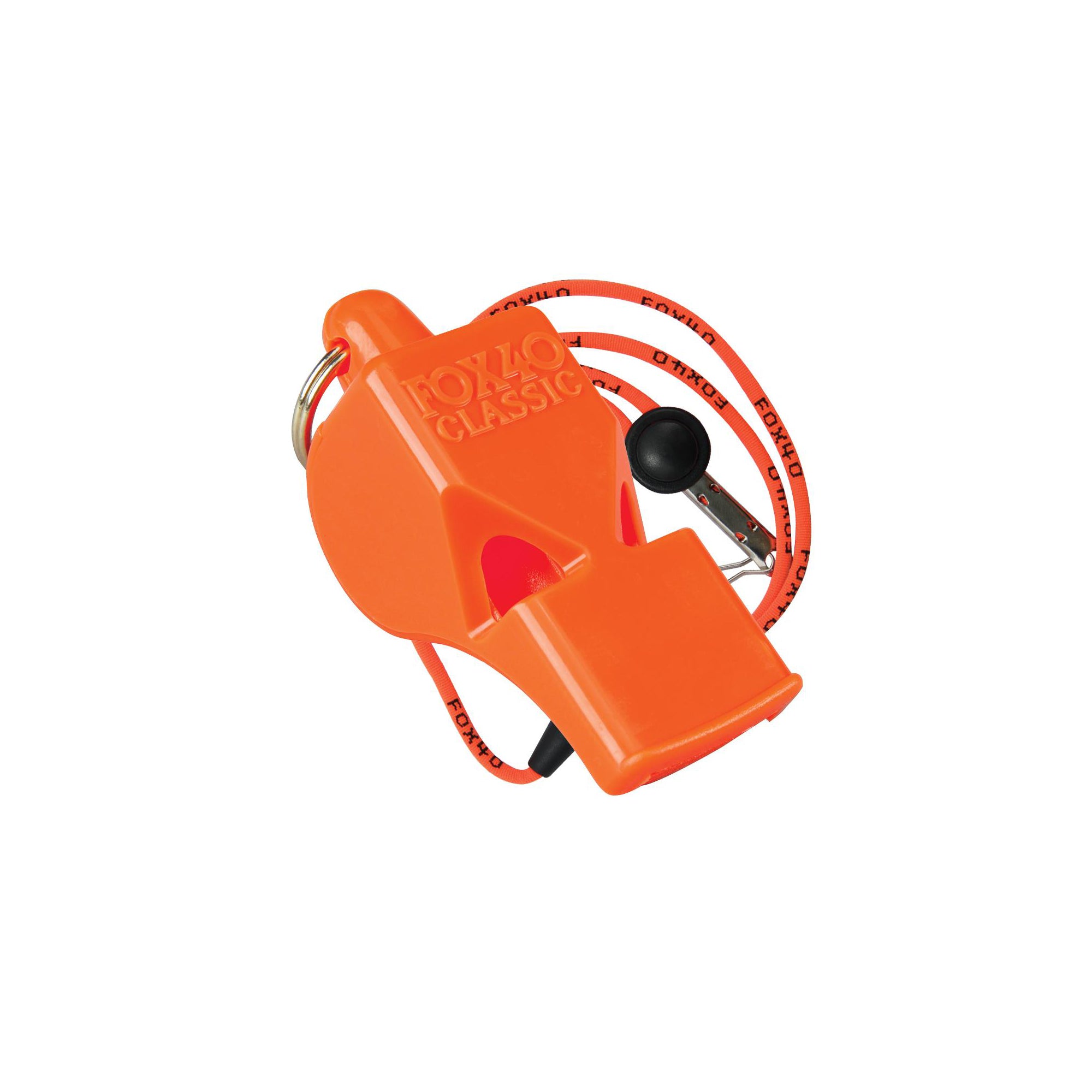 Fox 40 Pearl Safety Whistle with Lanyard Orange