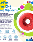 SP Life Ring Durable Rubber Chew Toy & Treat Dispenser