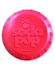 SP Puppy Bottle Top Flyer Durable Rubber Retrieving Frisbee for Puppies - Pink