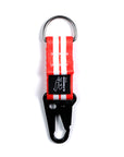 Alpinhound Racing Stripe D-Ring Lanyard SM