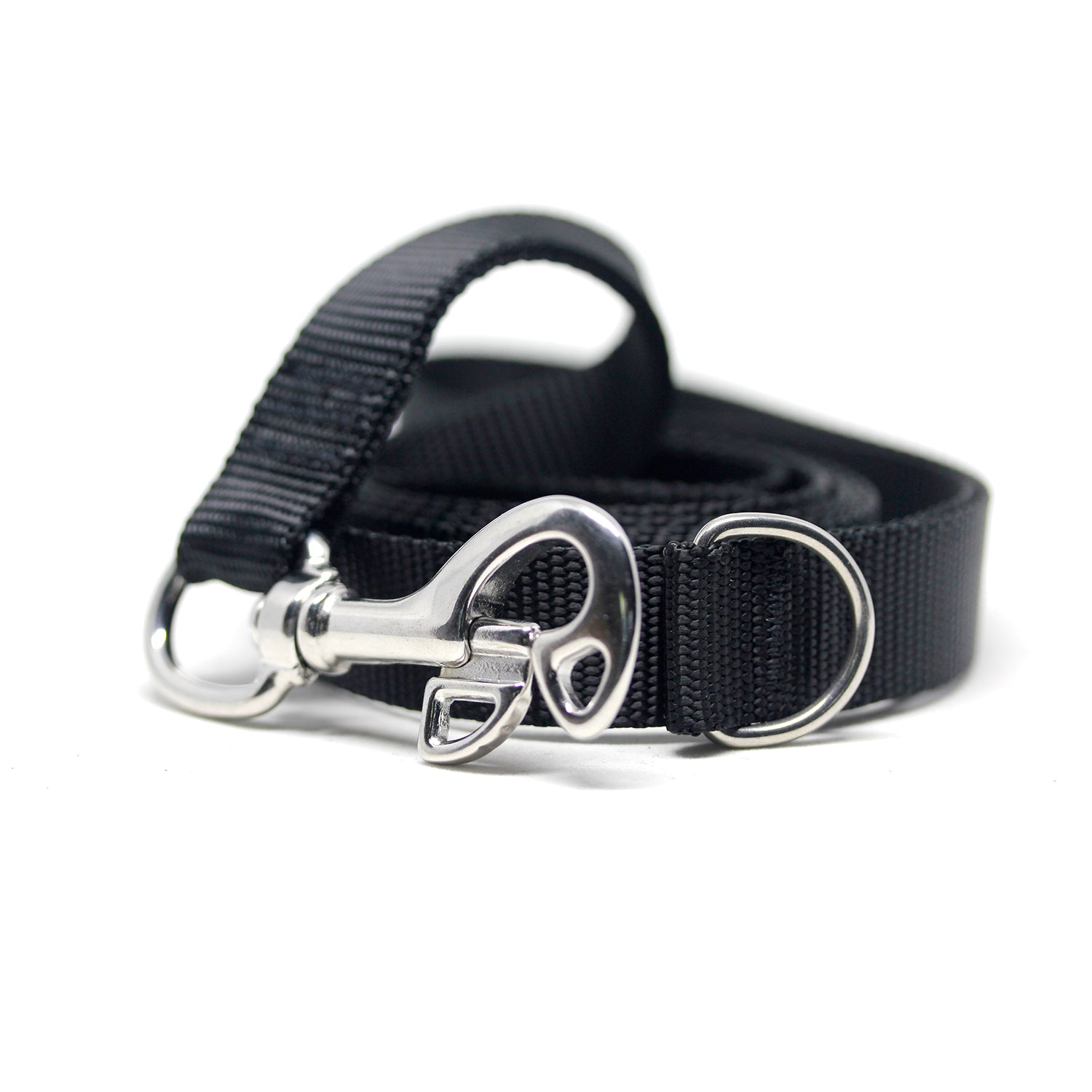 Leash with Stainless Steel Divers Snaphook and D-Ring - Alpinhound Pet Co.