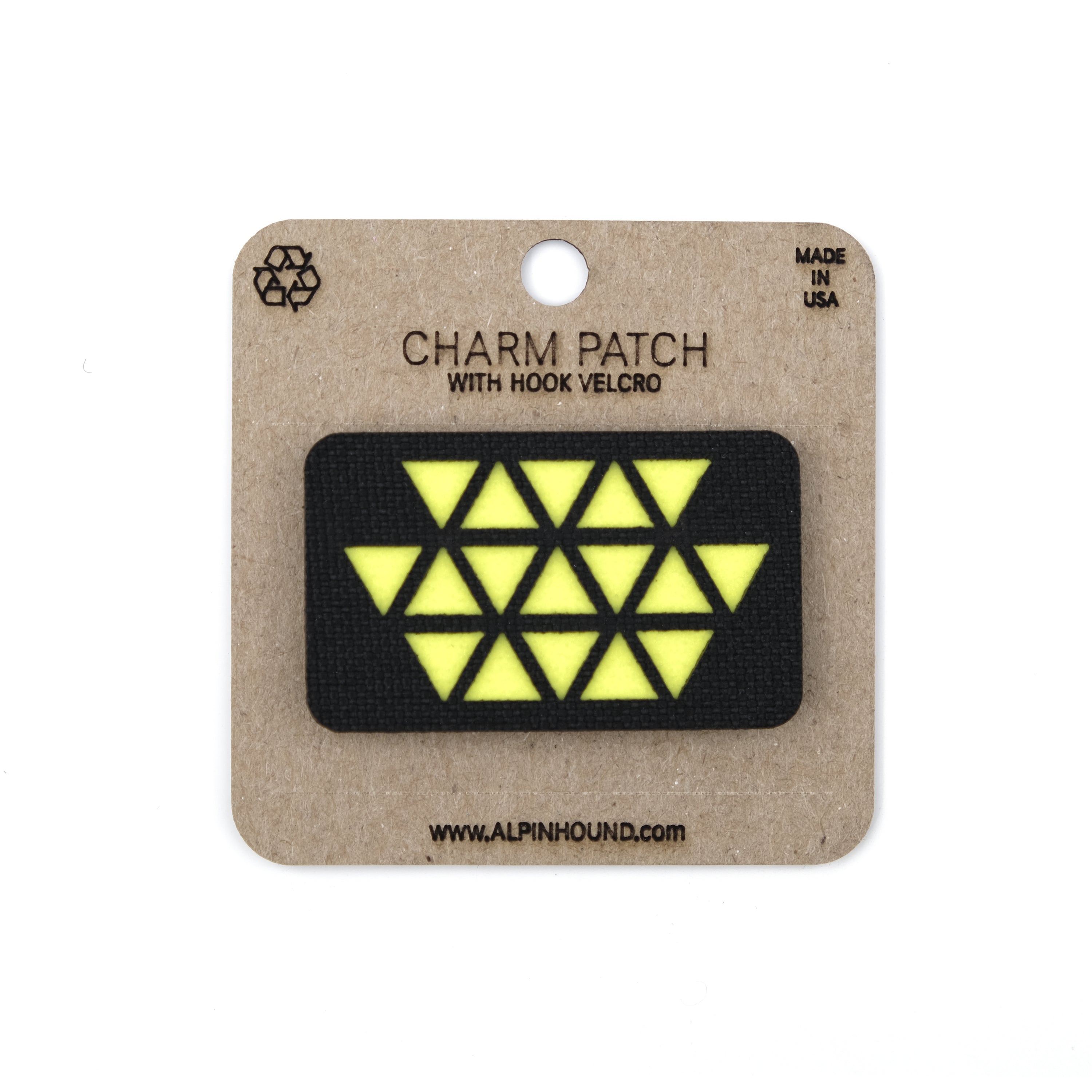 Triangle Array Charm Patch 1X1.5