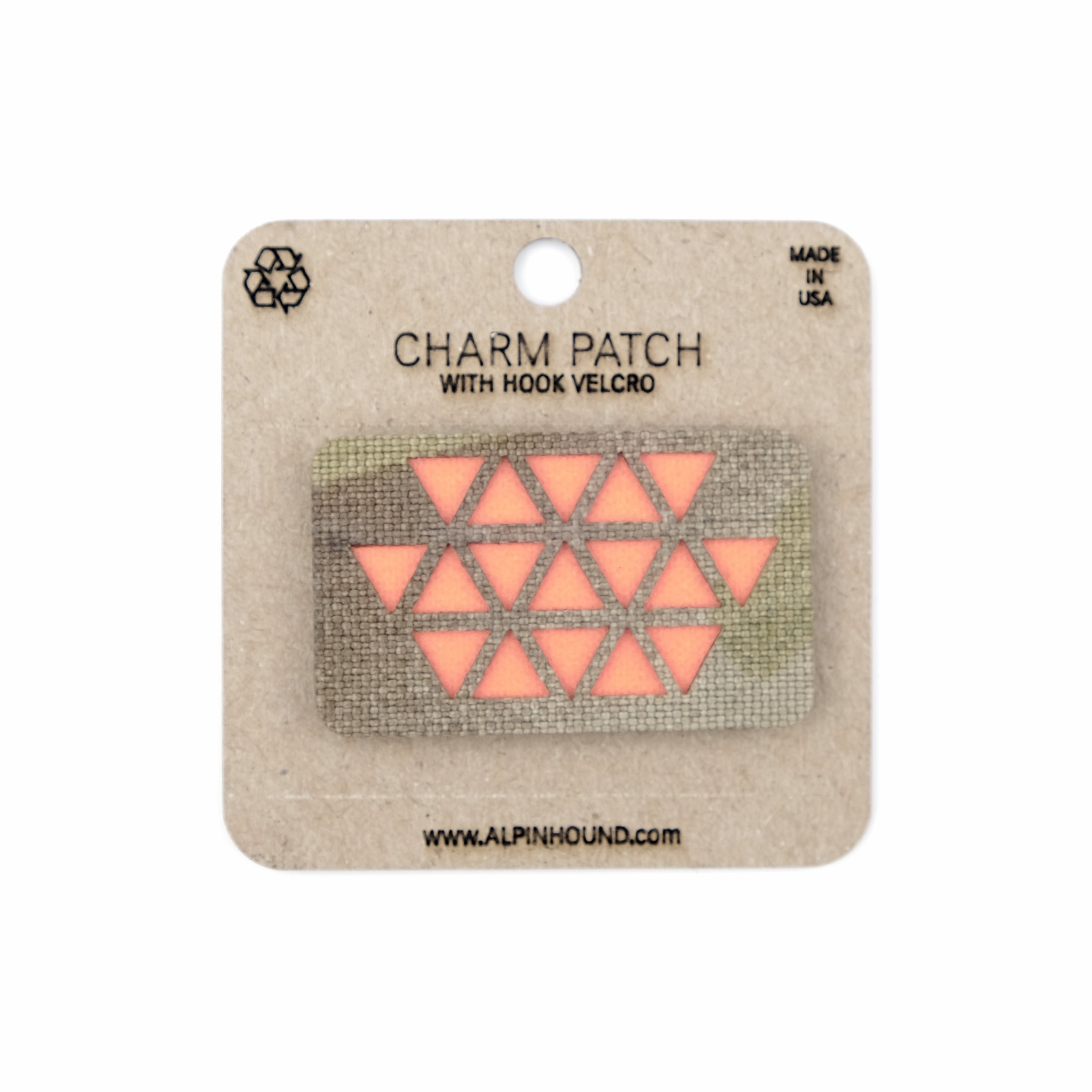 Triangle Array Charm Patch 1X1.5