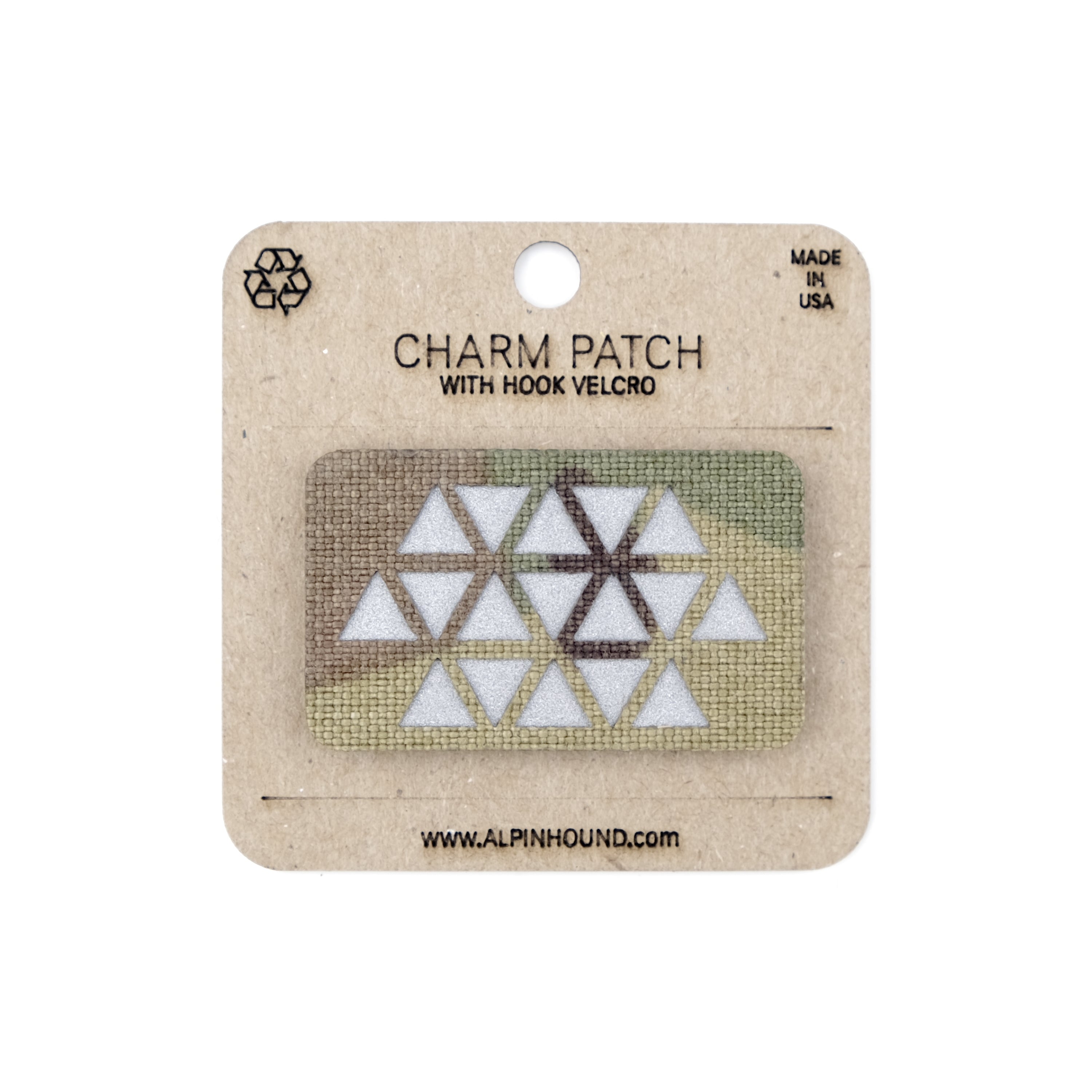 Triangle Array Charm Patch 1X1.5