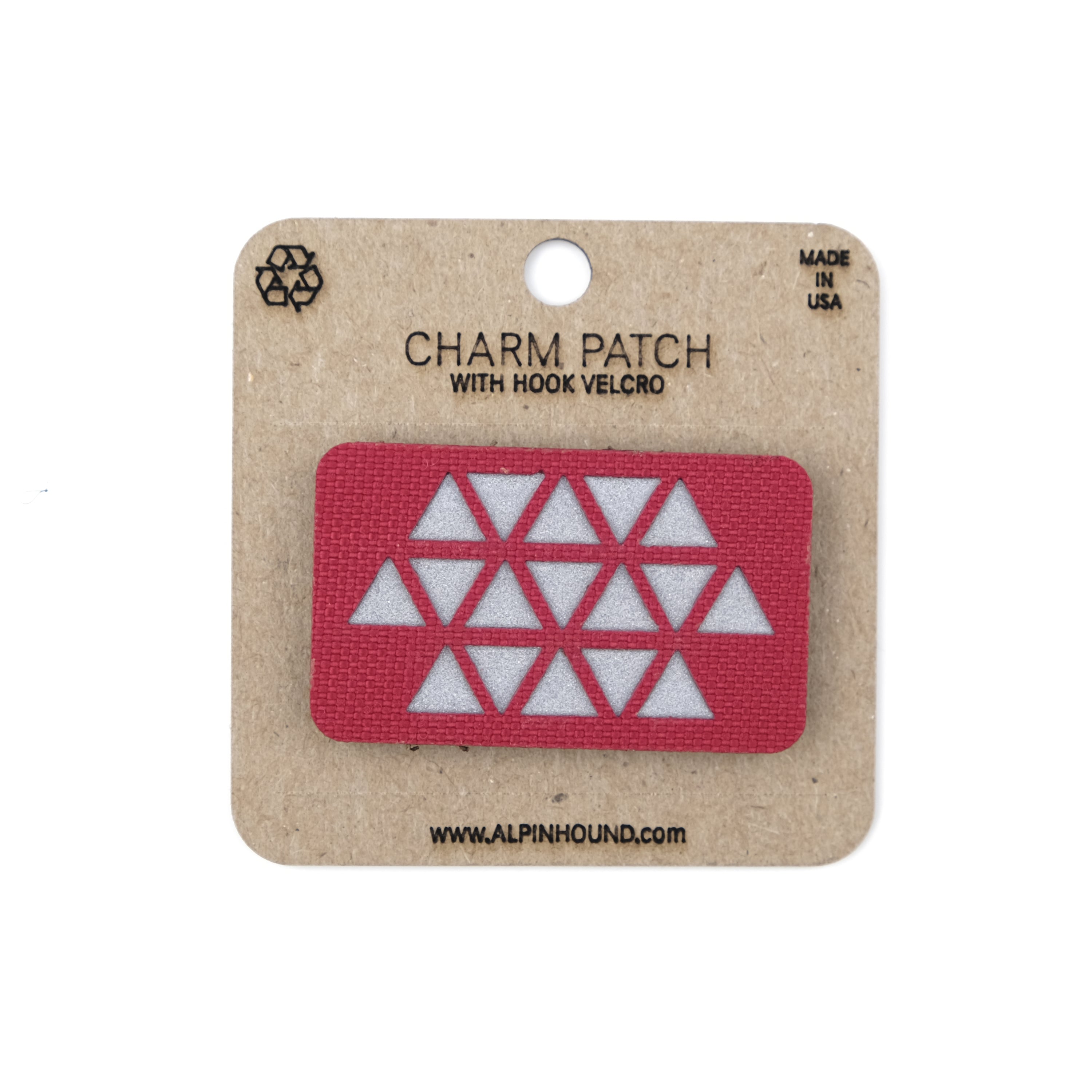 Triangle Array Charm Patch 1X1.5