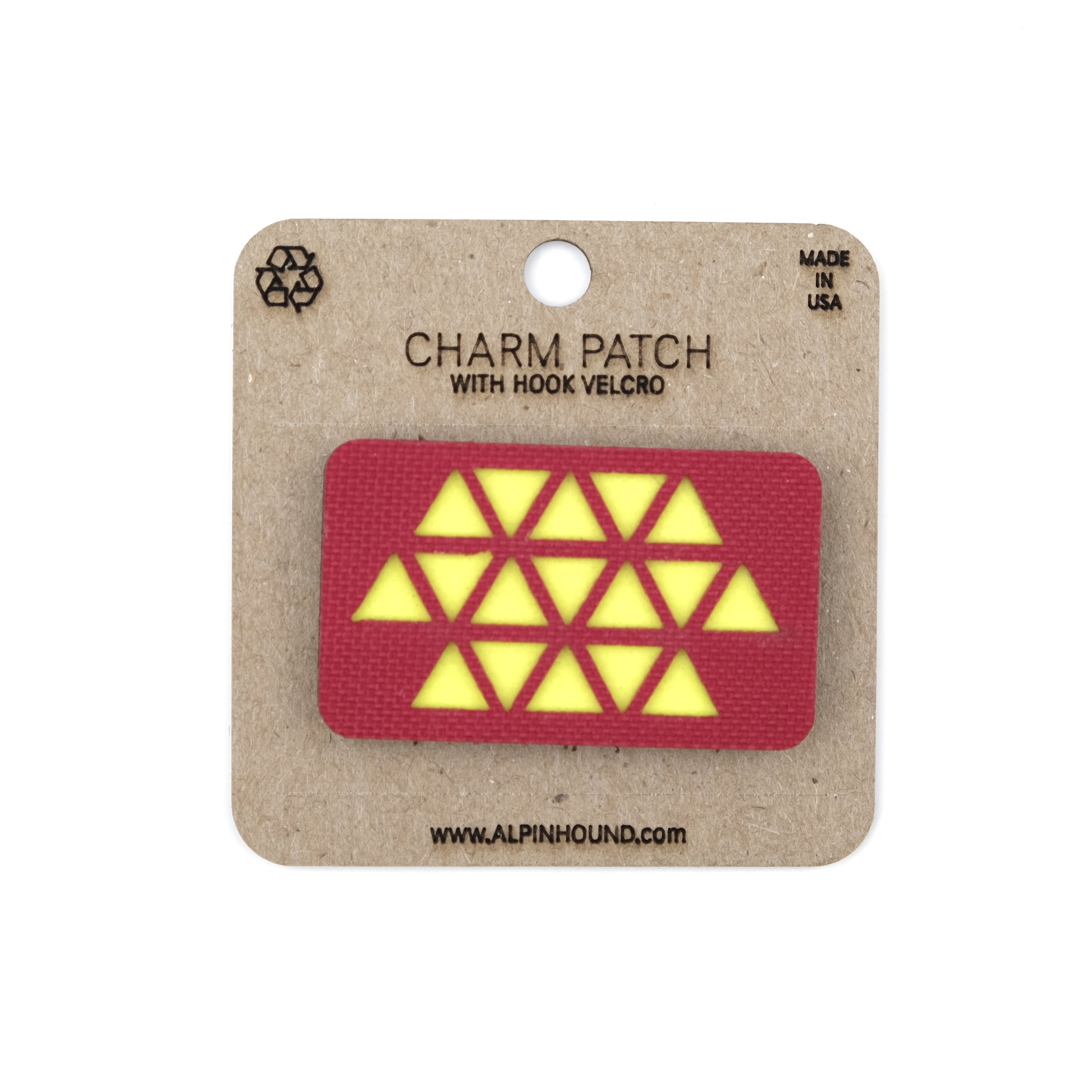 Triangle Array Charm Patch 1X1.5