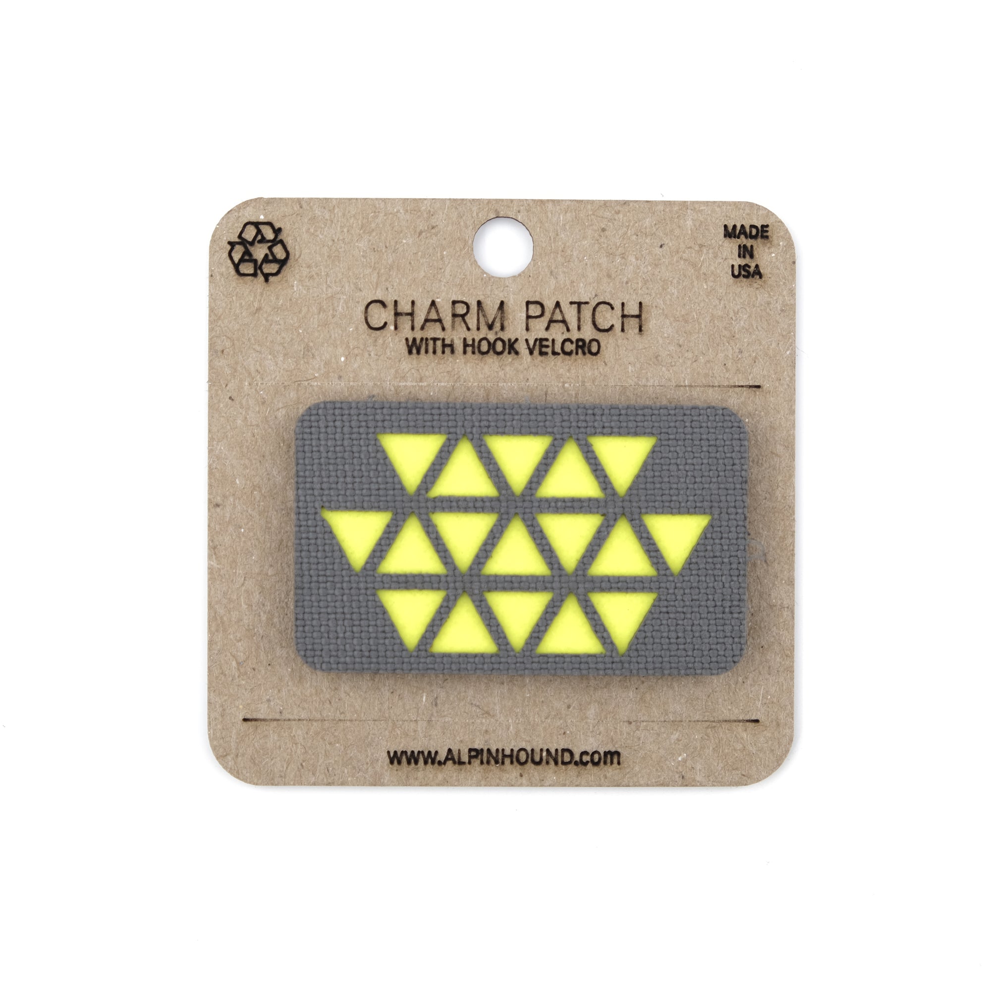 Triangle Array Charm Patch 1X1.5