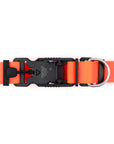 VBuckle BioThane Collar Blaze Orange