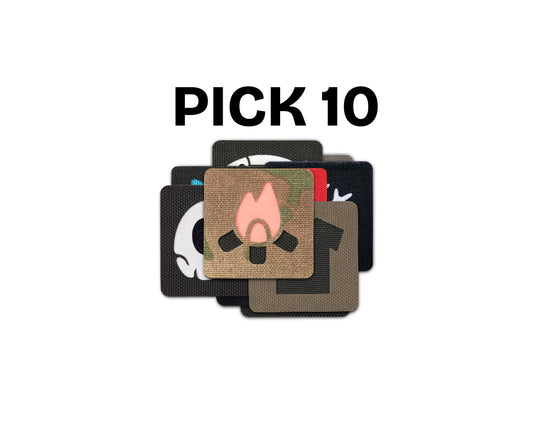 Whiteout Pack - 1.5X1.5" Patch Bundle