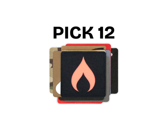 Lone Wolf Pack - 2X2" Patch Bundle