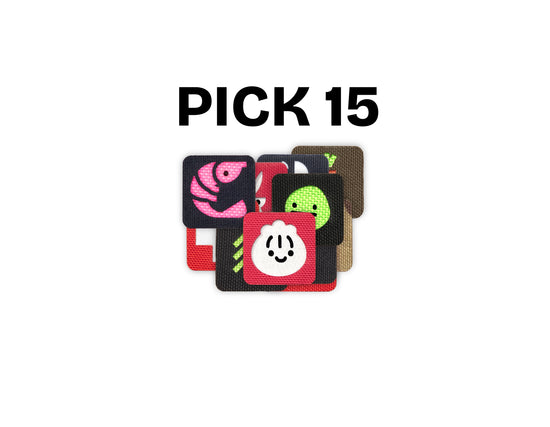 Lone Wolf Pack - 1X1" Patch Bundle