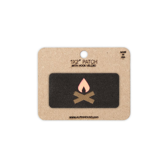 Campfire Tactical Patch 1X2 Cordura Morale Patch by Alpinhound Supply