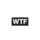 WTF Tactical Patch 1X2 Cordura Morale Patch by Alpinhound Supply