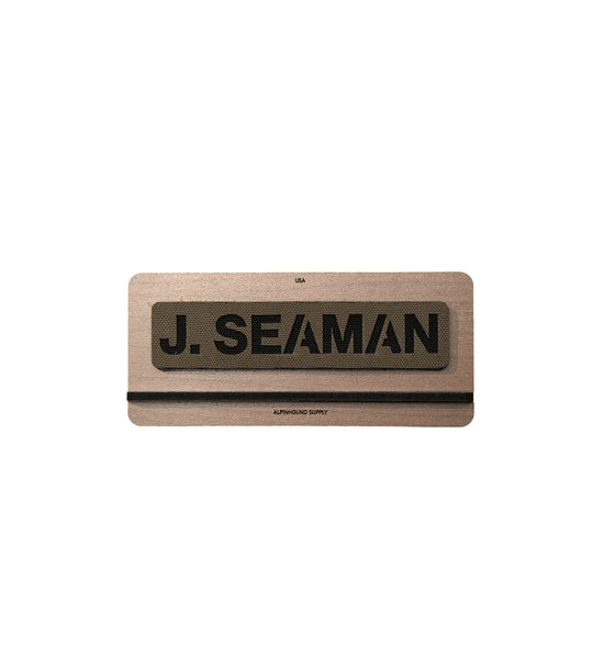 Wooden Tactical 1X4 Patch Display Stand