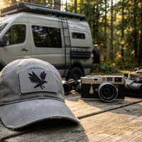 Flying Raven Tactical Hat Patch 2X3 Cordura Morale Patch by Alpinhound Supply